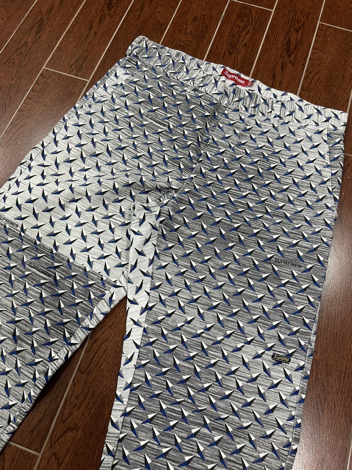 Supreme Supreme Diamond Plate Double Knee Work Pant 32 | Grailed