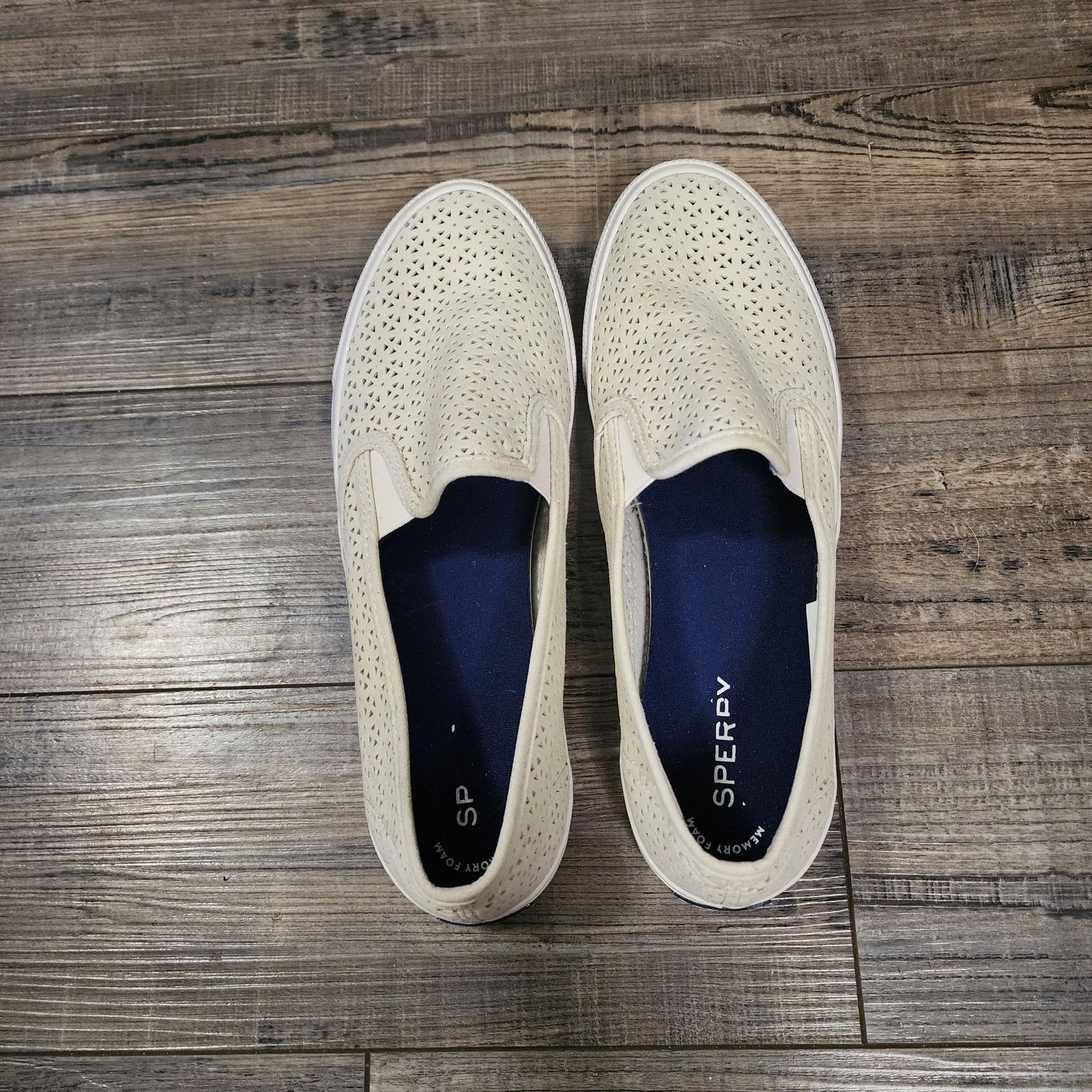 Sperry Sperry Top-Sider Leather Slip-On Sneakers ivory Size 10 SH1 Size US 10 / IT 40 - 1 Thumbnail