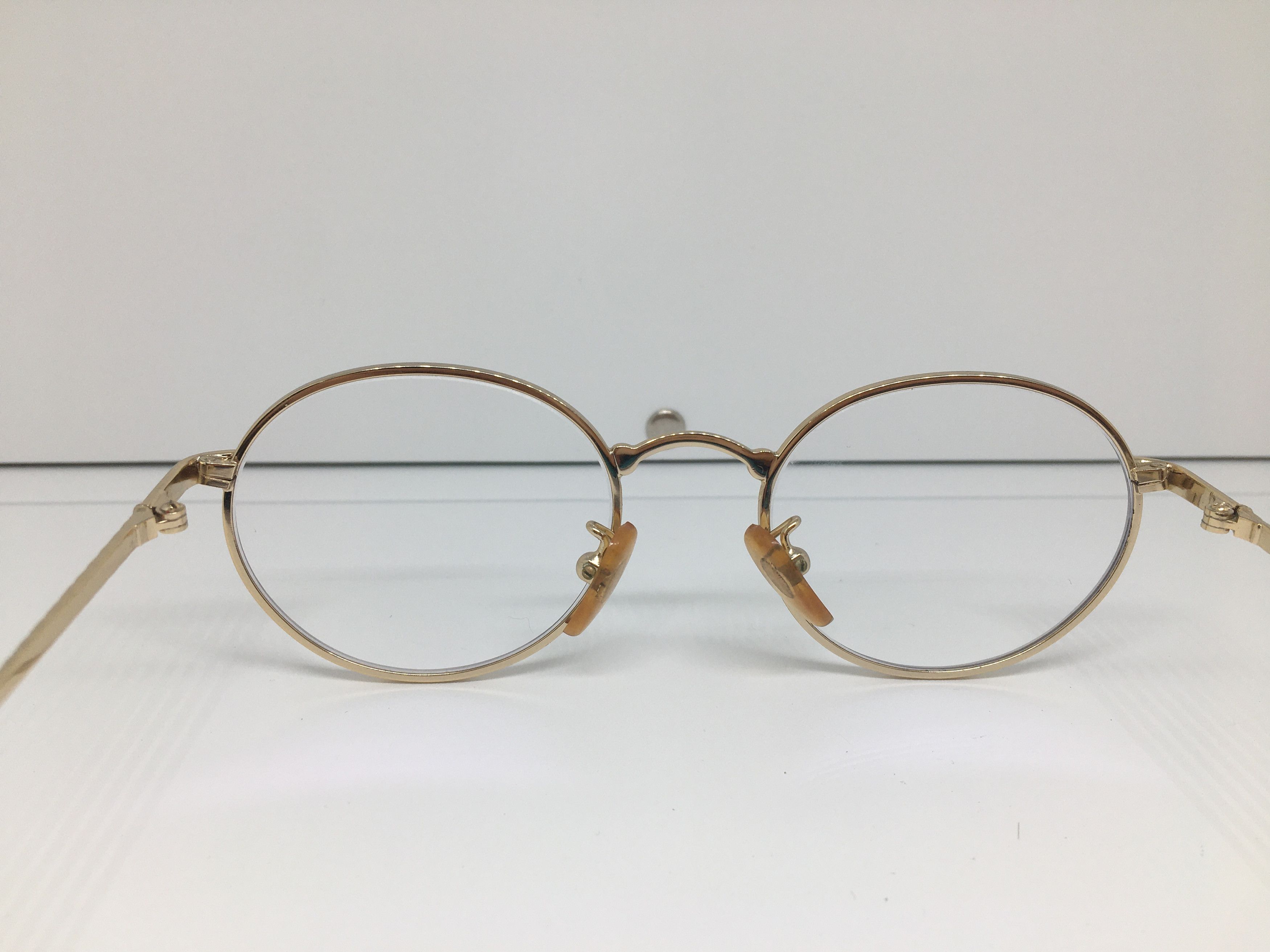 Vintage Vintage CARVO Gold Metal Eyeglasses Frame Size ONE SIZE - 4 Thumbnail