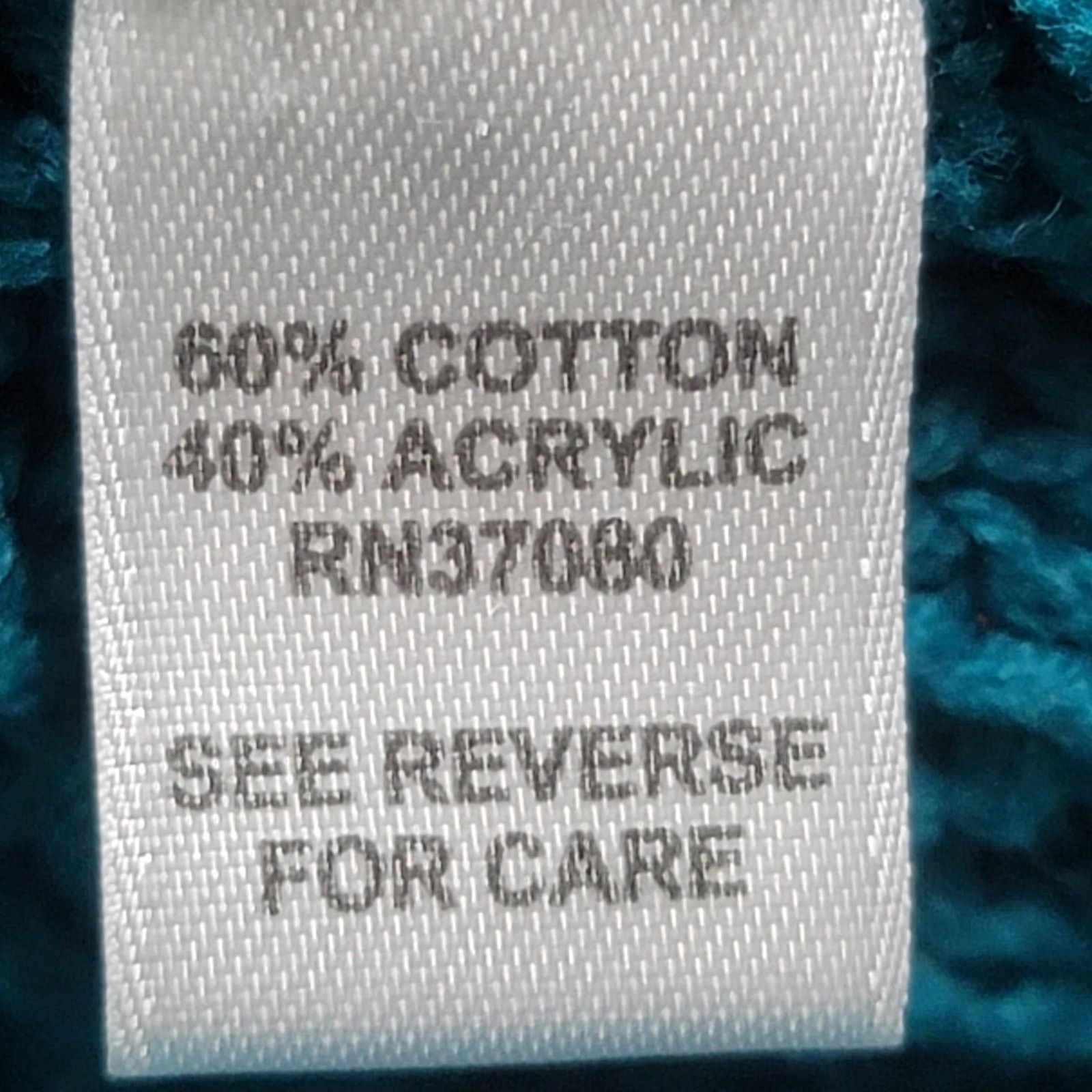 Other Cato Dark Teal Cowl Neck Chunky Knit Sweater 18W 20W Size XXL / US 16-18 / IT 52-54 - 4 Thumbnail
