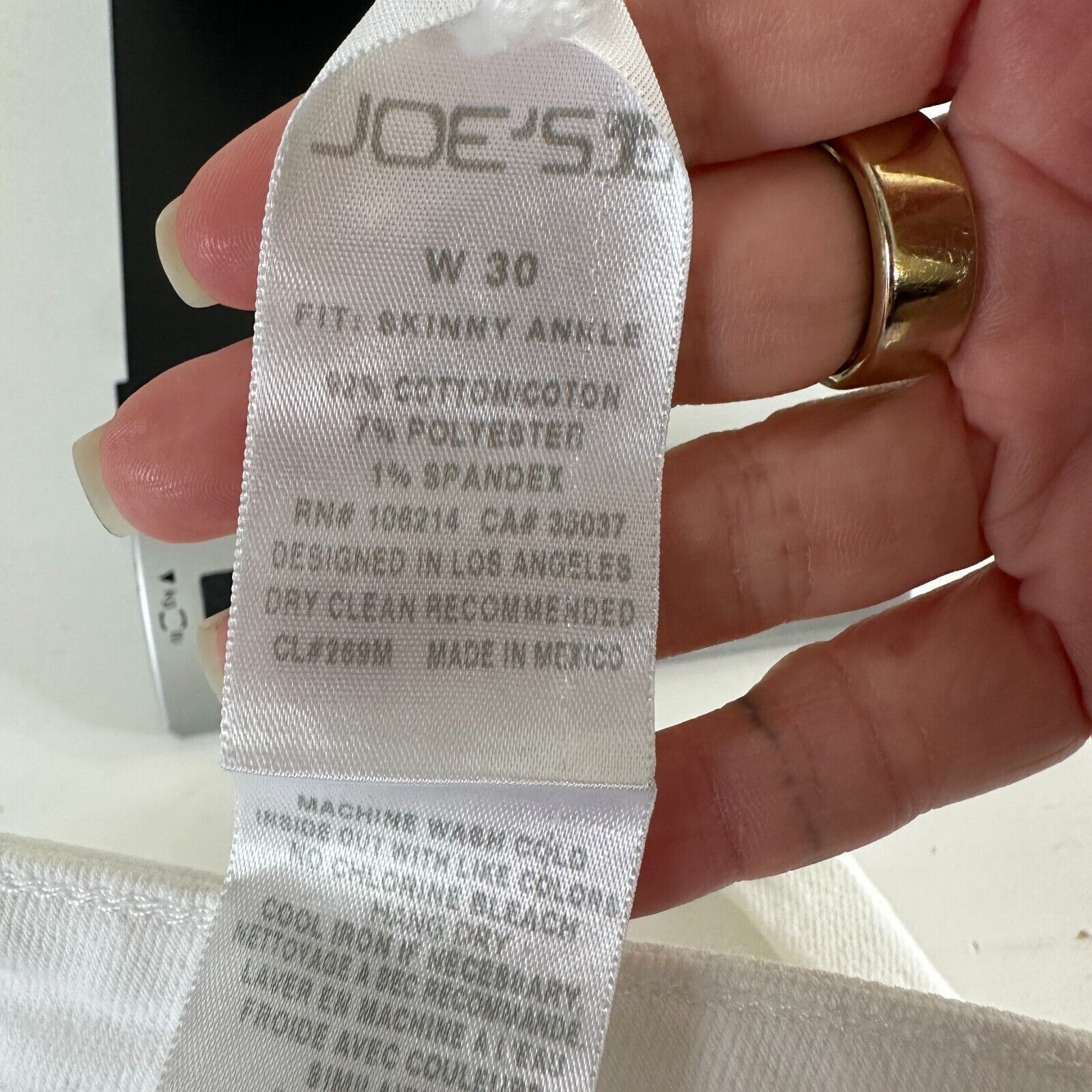 Other Joe's Jeans White Low-Rise Skinny Ankle Juliet Crop Jeans 30 Size 30" / US 8 / IT 44 - 10 Thumbnail