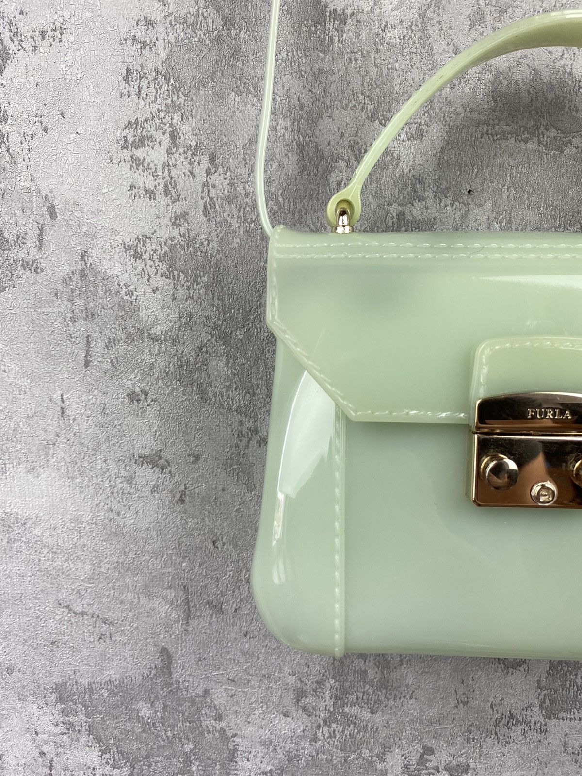 Furla Furla Candy S Bauletto Jelly Rubber Studded Bag Handbag Size ONE SIZE - 3 Thumbnail