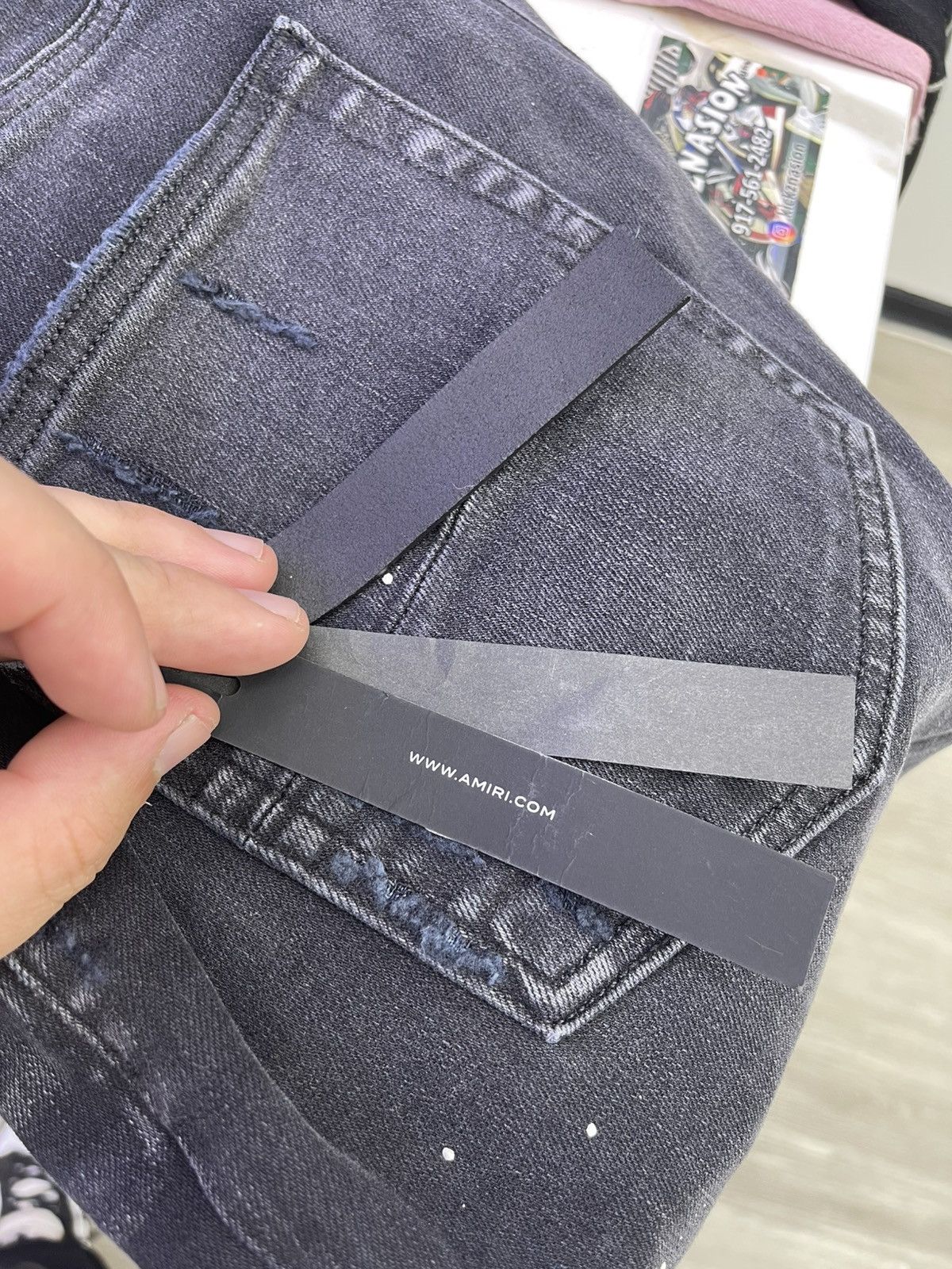 Amiri Amiri MX1 (Black/Brown) plaid Size US 34 / EU 50 - 8 Thumbnail