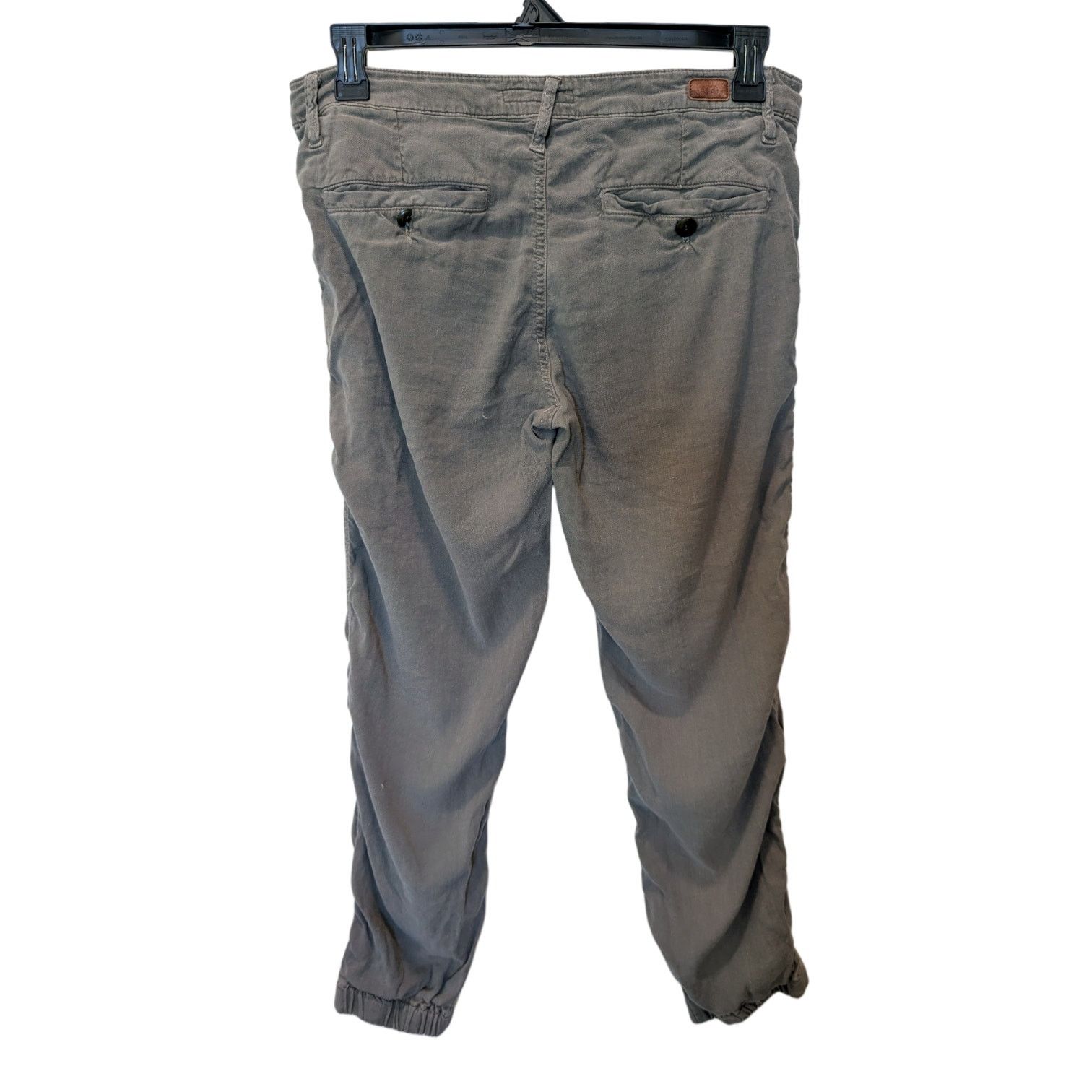 Joie Joie Military Green Dolorita Midi Linen Ankle Zip Pants 30 Size 30" / US 8 / IT 44 - 5 Thumbnail