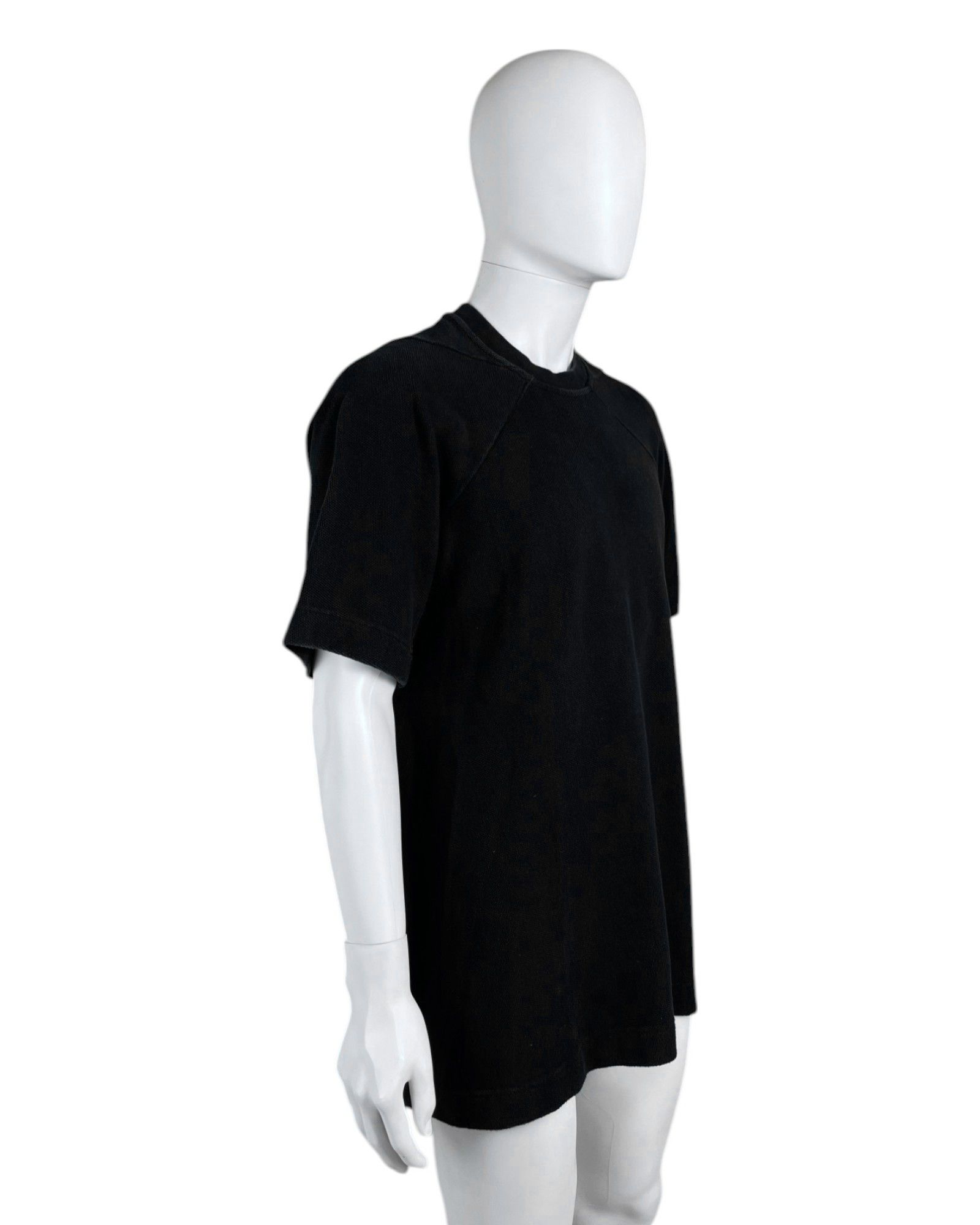 Boris Bidjan Saberi Black Oversized Tee Size US M / EU 48-50 / 2 - 2 Thumbnail