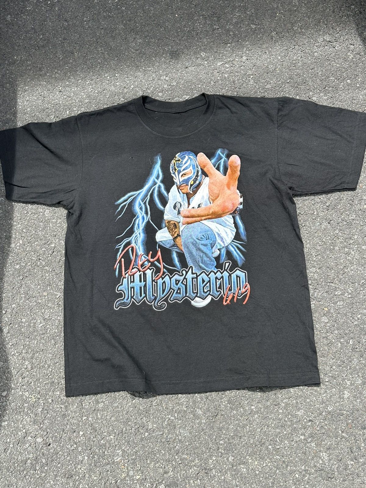 Vintage × WWE REY MYSTERIOUS THUNDER Size US XXL / EU 58 / 5 - 1 Thumbnail