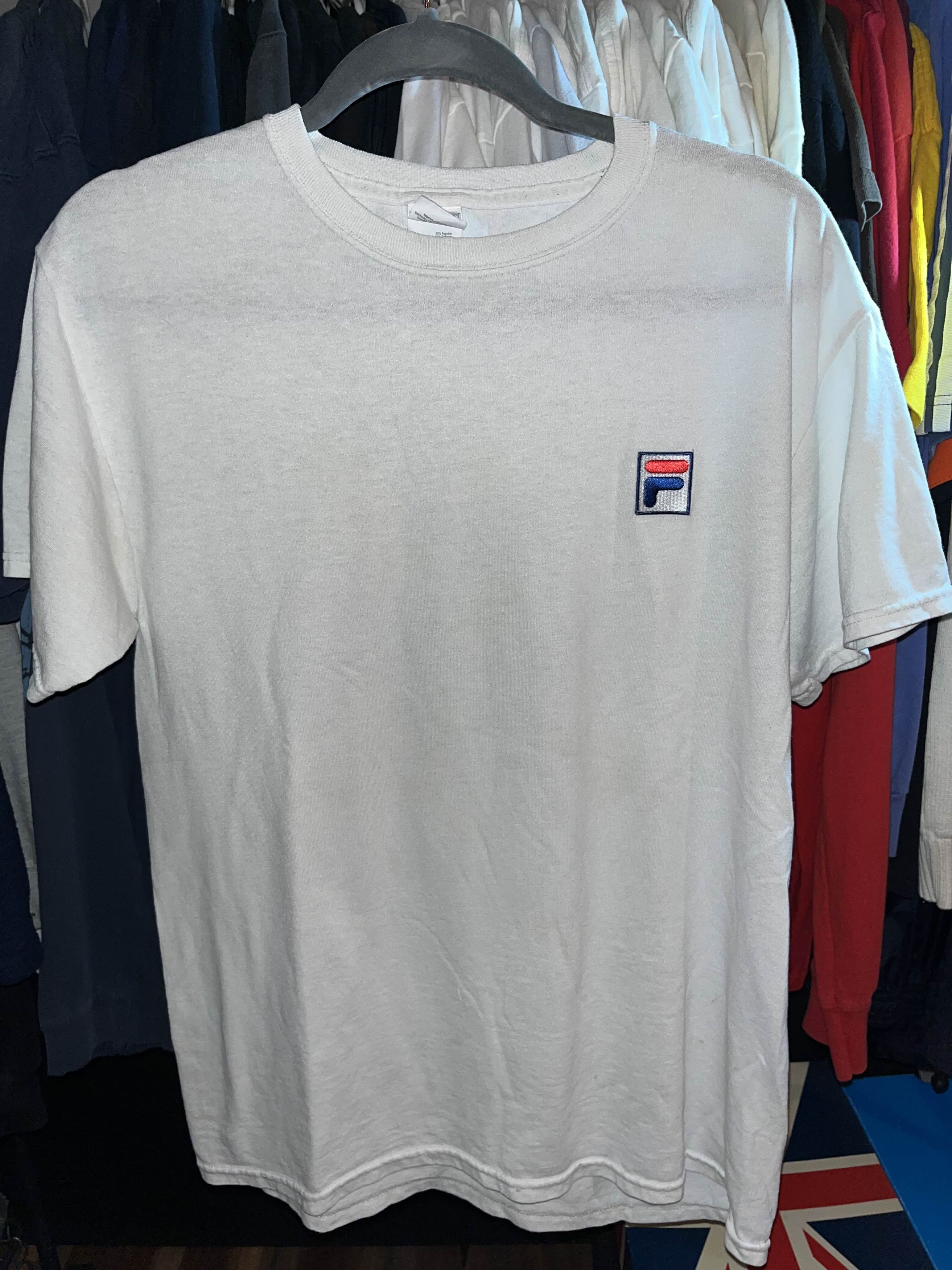 Fila × Jerzees × Vintage FILA Y2K Bootleg Embroidered Shirt Size US M / EU 48-50 / 2 - 1 Thumbnail