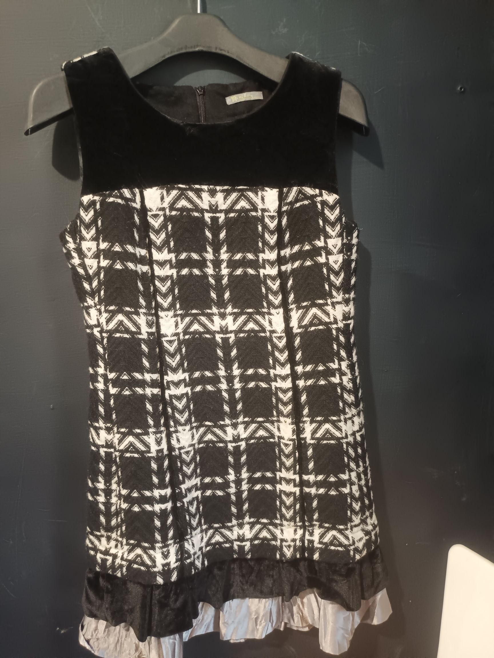 Designer × Japanese Brand N. BY N COCO Knitted Sleeveless Velvet Dress Size M / US 6-8 / IT 42-44 - 8 Thumbnail