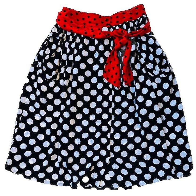 Diesel Diesel Women's 0-MARCIL Skirt Hearts & Polka Dots Print Pock Size 27" / US 4 / IT 40 - 1 Thumbnail