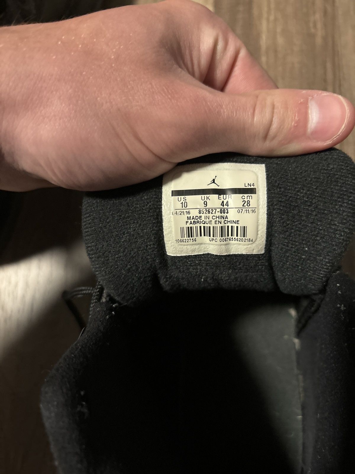 Jordan Brand Wool grey Jordan 12 size 10 Size US 10 / EU 43 - 7 Thumbnail