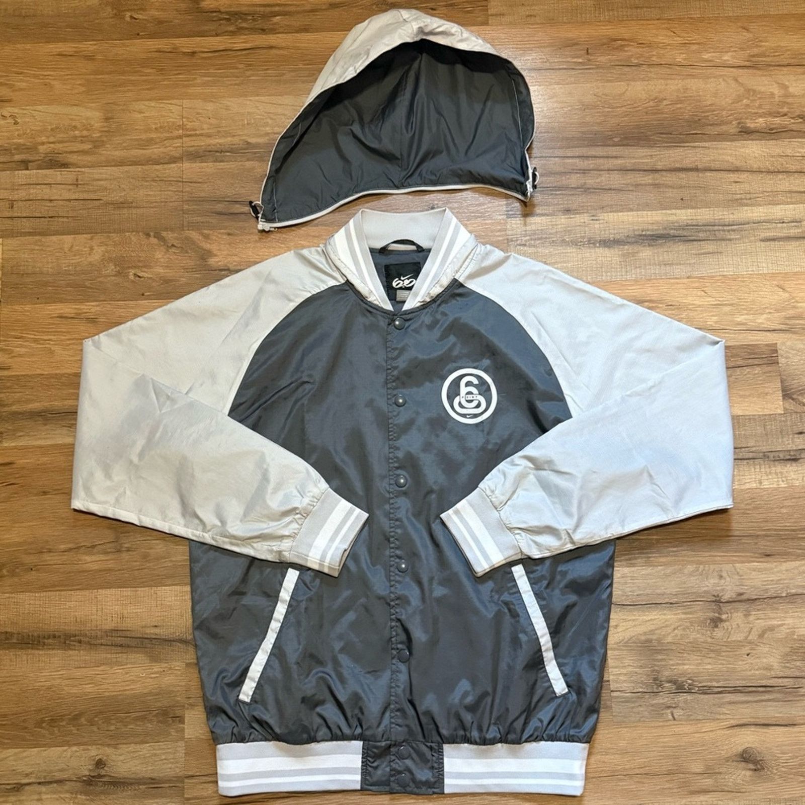 Nike Y2K Nike 6.0 Button Up Windbreaker Bomber Jacket Size US M / EU 48-50 / 2 - 3 Thumbnail