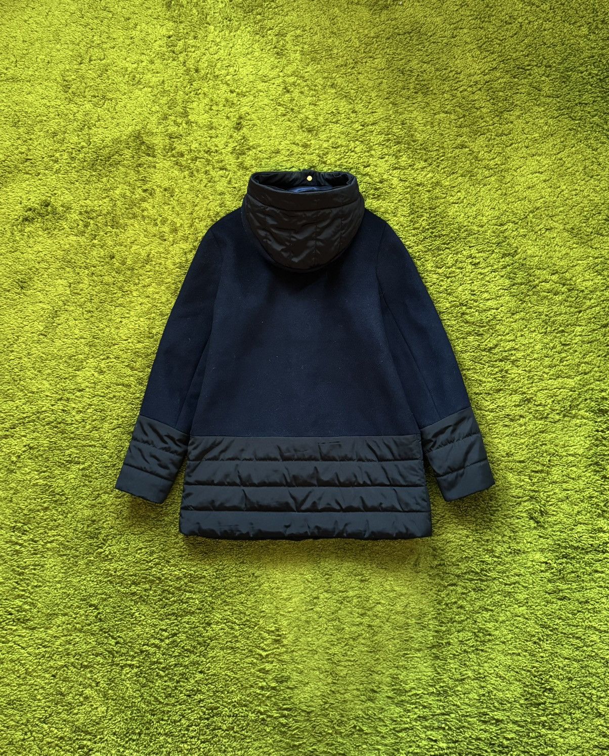 Designer × Sandro Sandro Paris oldmoney style quilted wool parka hooded coat Size S / US 4 / IT 40 - 3 Thumbnail
