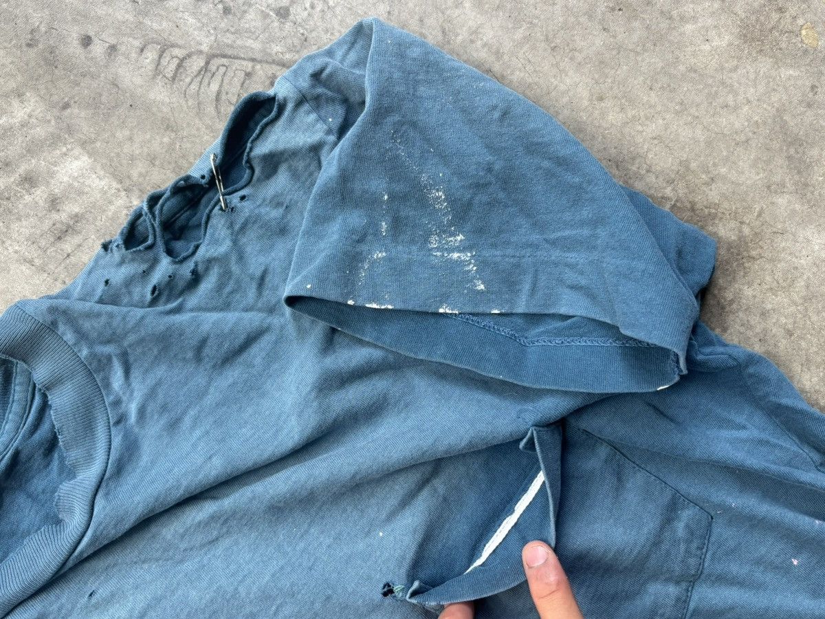 vintage distressed sun faded painter tee shirt