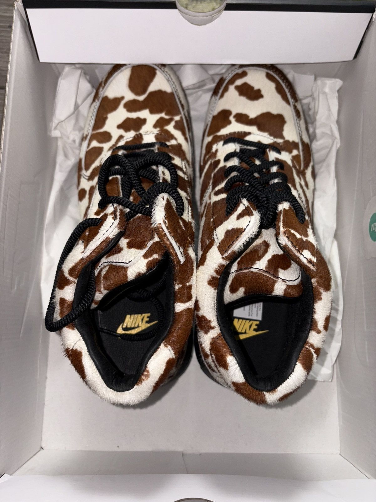 Nike Nike Air Max Goadome Sail Cocoa Wow Cow Print Pony Hair Size US 11.5 / EU 44-45 - 5 Thumbnail