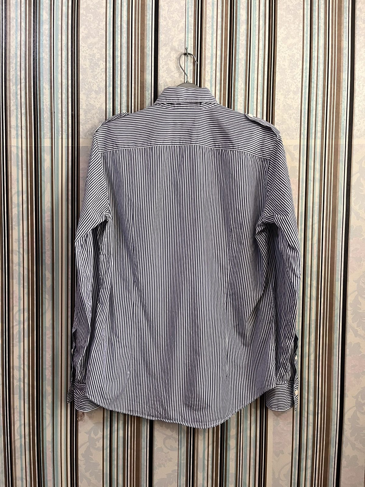Umit Benan oniki designer striped two tone fashion #E5 Size US S / EU 44-46 / 1 - 2 Thumbnail