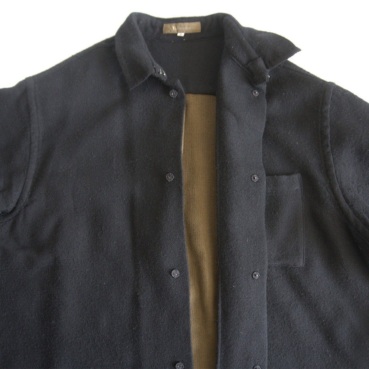Yohji Yamamoto Yohji Yamamoto 1990s Wool-Blend Oversized Shirt Size US M / EU 48-50 / 2 - 6 Thumbnail