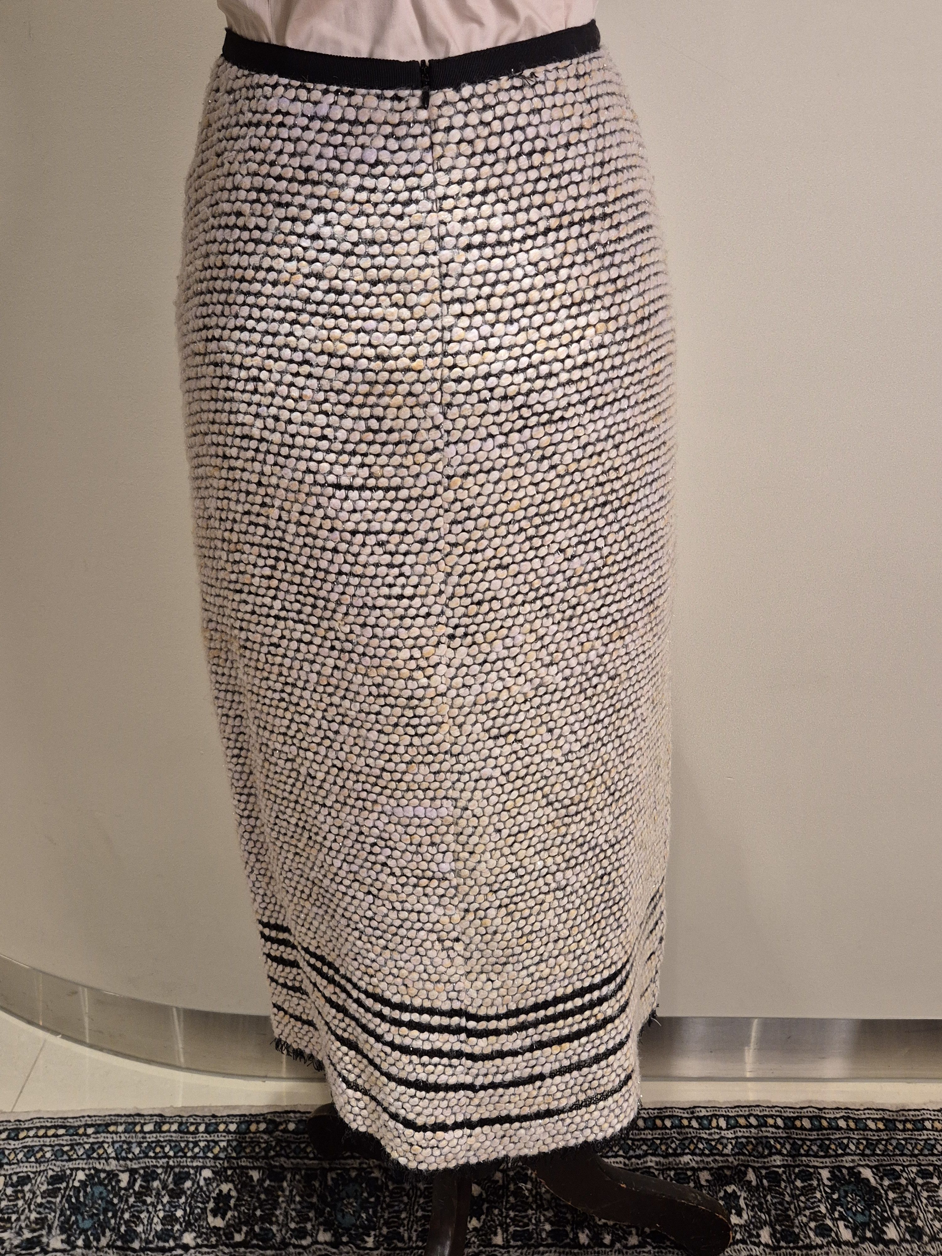 Other Martin Grant Black Pink tweed skirt Size 27" / US 4 / IT 40 - 2 Thumbnail