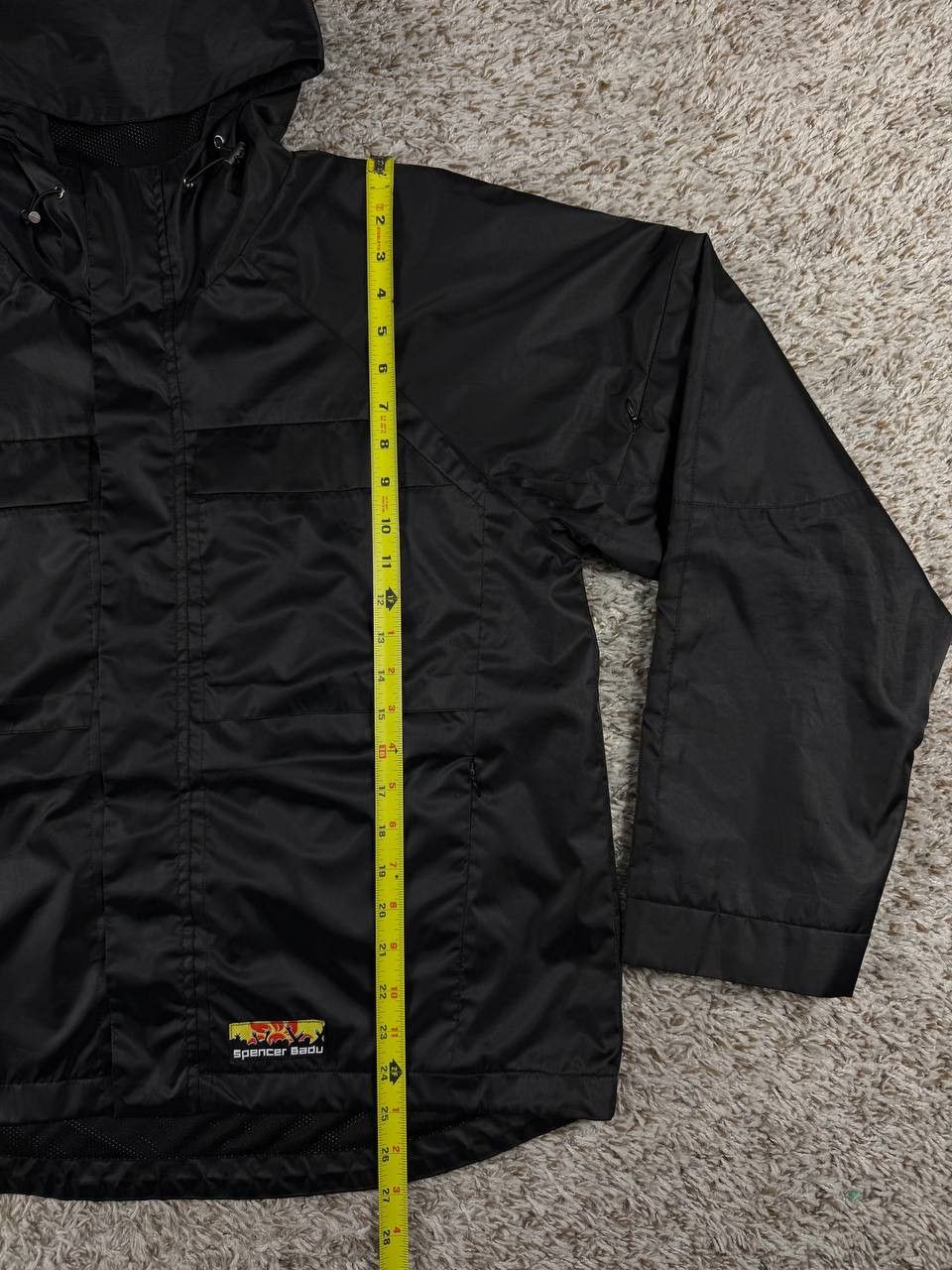 SPENCER BADU SPENCER BADU Black Water-Repellent Full Zip Jacket Size US S / EU 44-46 / 1 - 6 Thumbnail