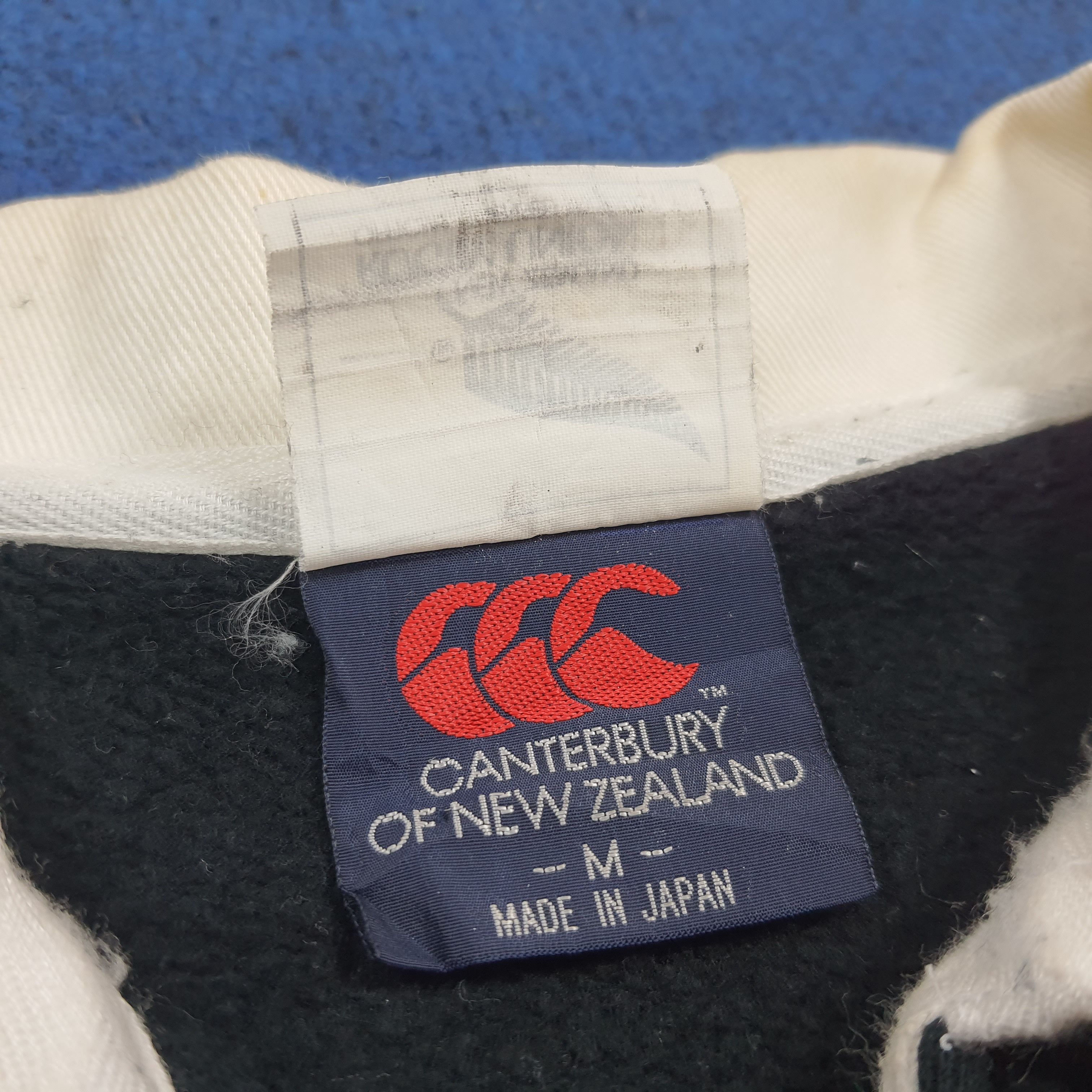 Canterbury of New Zealand Vintage All Blacks Rugby Polo Shirt Canterbury C302N23 Size US M / EU 48-50 / 2 - 6 Thumbnail