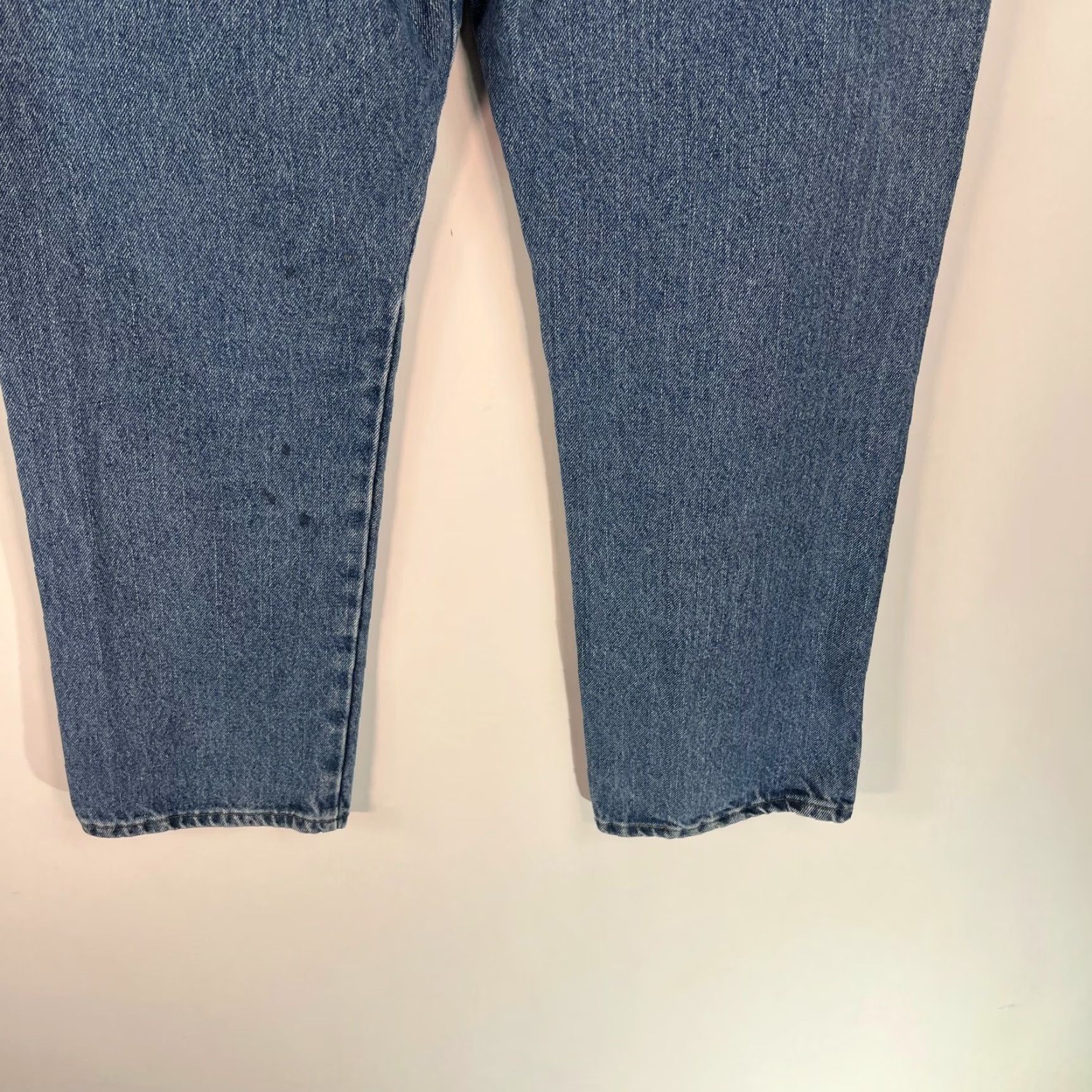 Wrangler Wrangler Mens Premium Quality Regular Fit Straight Blue Denim Jeans Size 34X29 Size US 34 / EU 50 - 5 Thumbnail