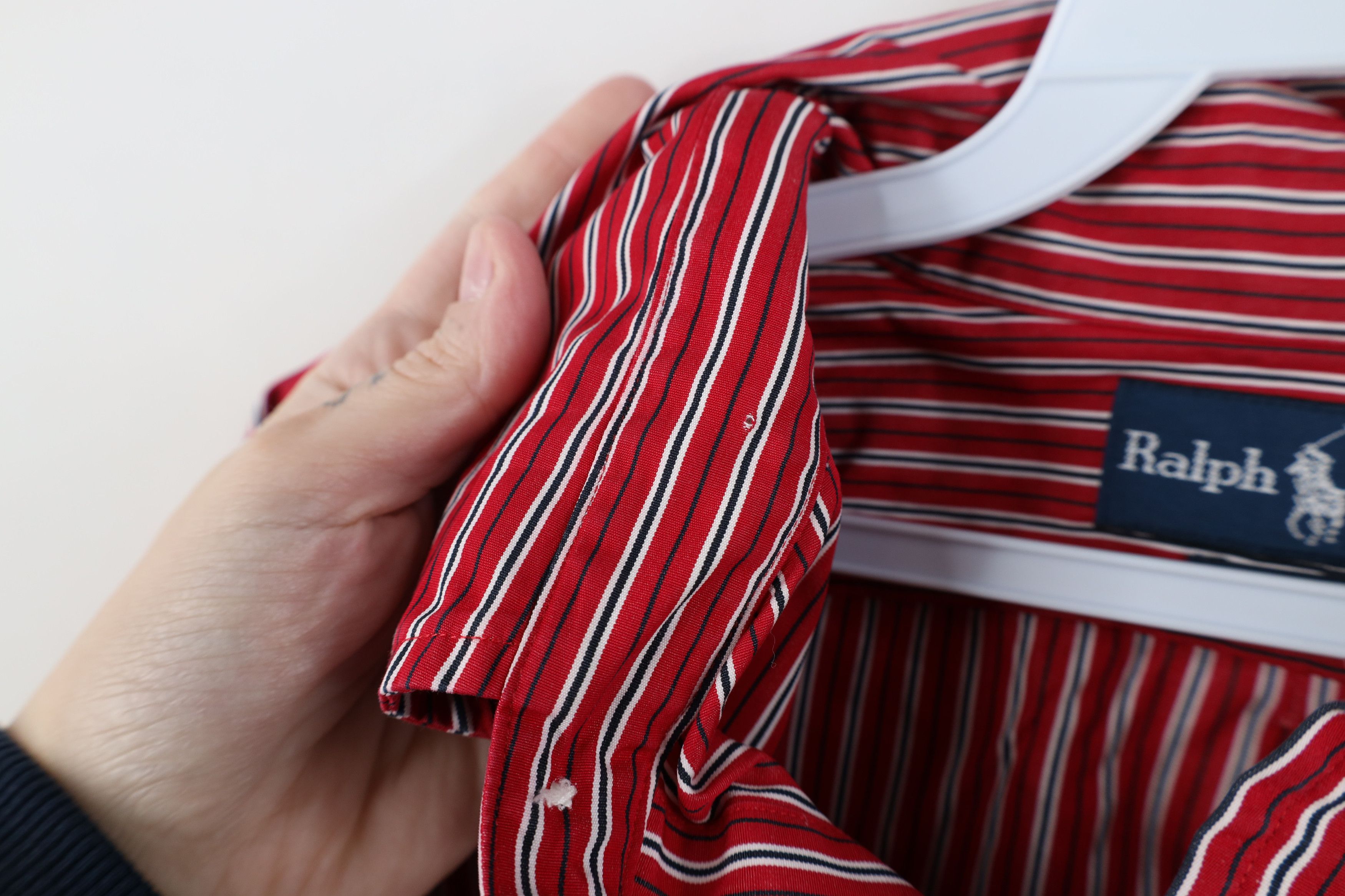 Ralph Lauren Vintage 90s Ralph Lauren Collared Button Down Shirt Red Size US XL / EU 56 / 4 - 6 Thumbnail