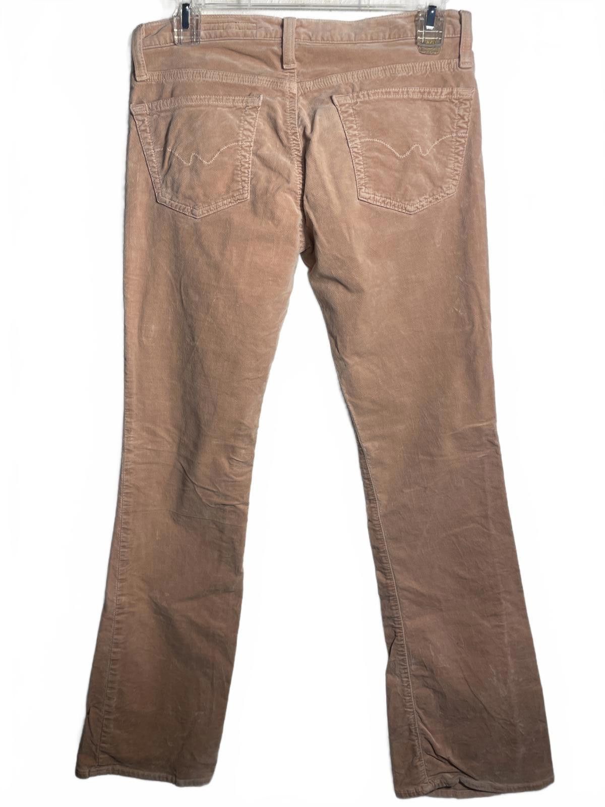 AG Adriano Goldschmied Adriano Goldschmied Pants Velvet Women's 28 Pink Flair Boho Size 28" / US 6 / IT 42 - 2 Thumbnail