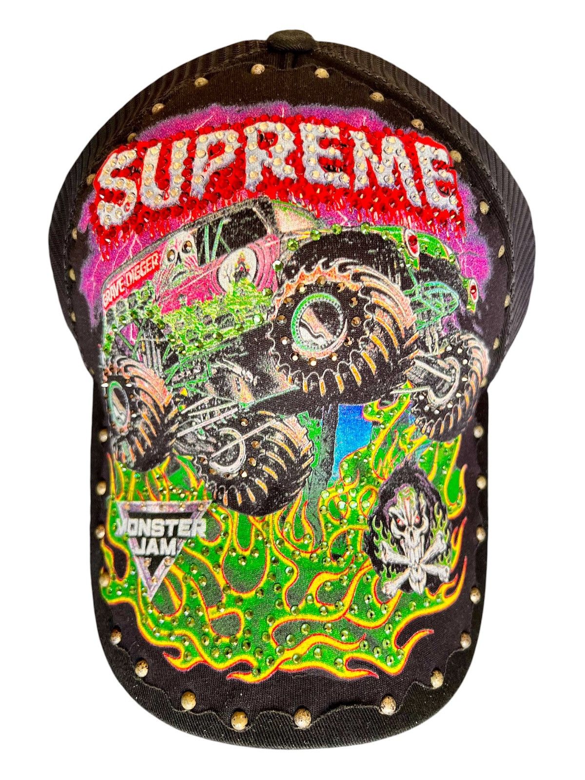 Supreme Supreme Grave Digger Monster Jam Mesh 5-Panel Cap Hat