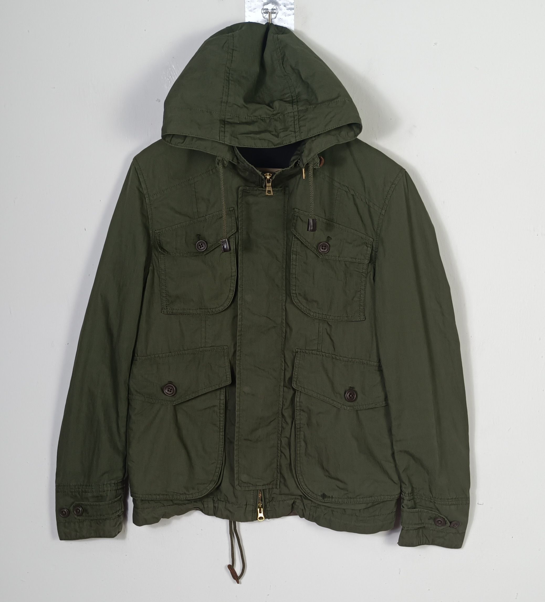 SHIPS Ships Japan Multipocket Tactical Cargo Hoodie Jacket Size US M / EU 48-50 / 2 - 1 Thumbnail