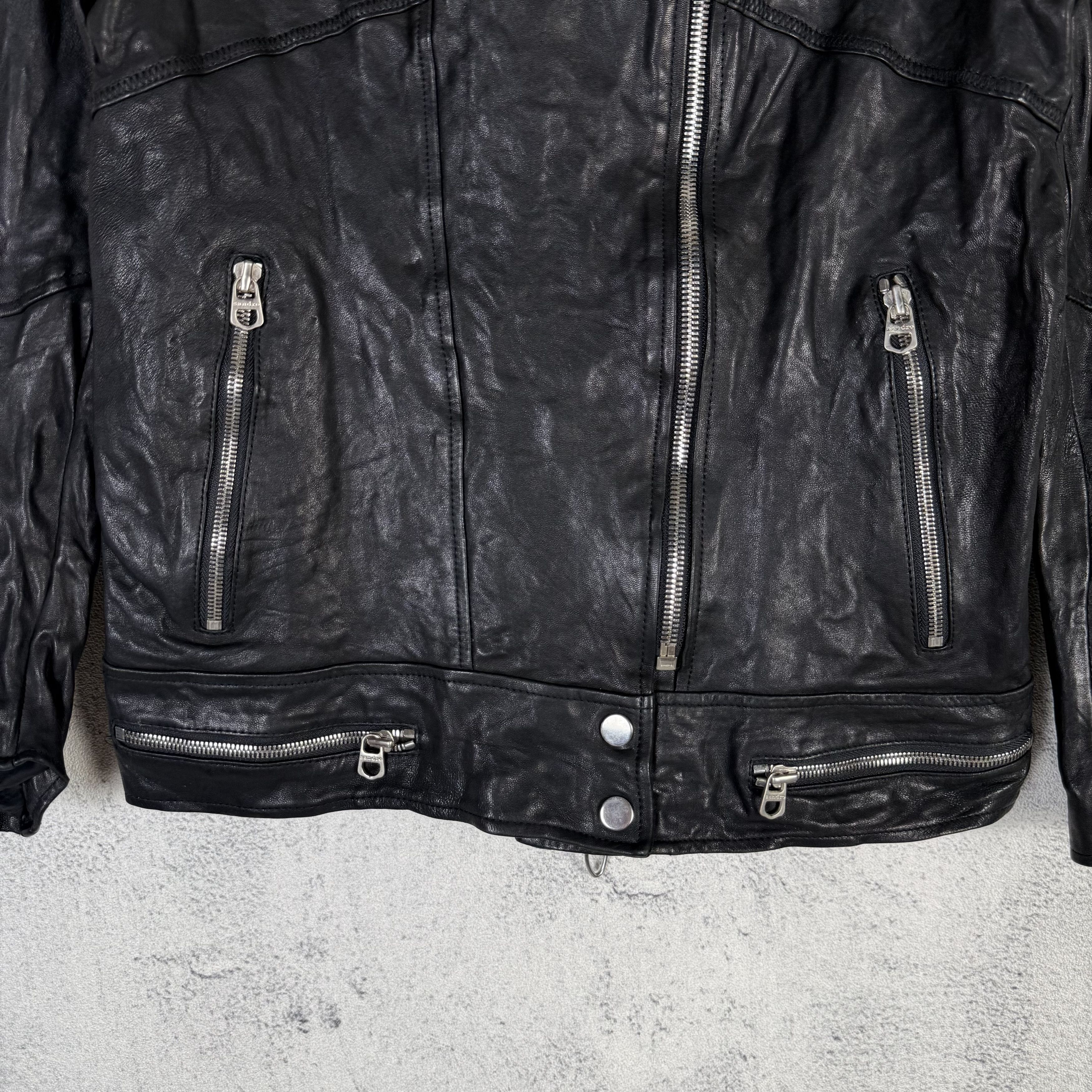 Sandro Sandro Leahter Biker Jacket Size US XS / EU 42 / 0 - 3 Thumbnail