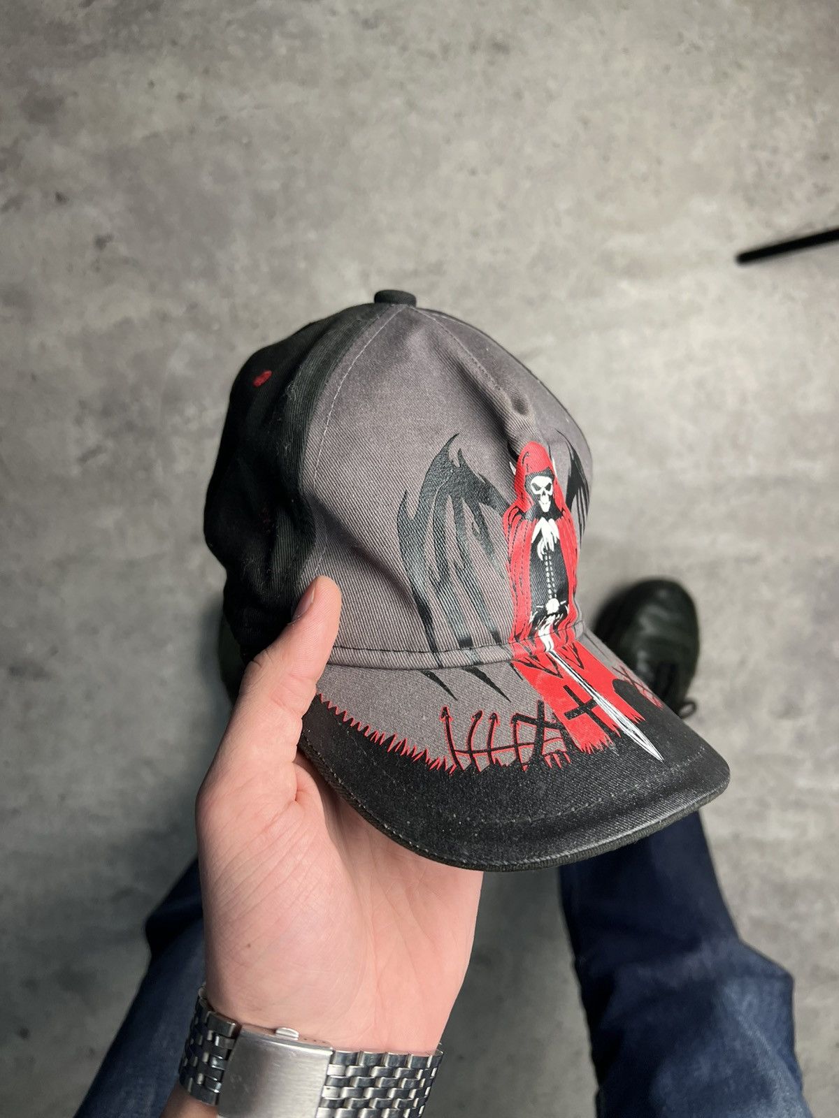 Japanese Brand Vintage Y2k No Fear Cap multicolour Size ONE SIZE - 3 Thumbnail