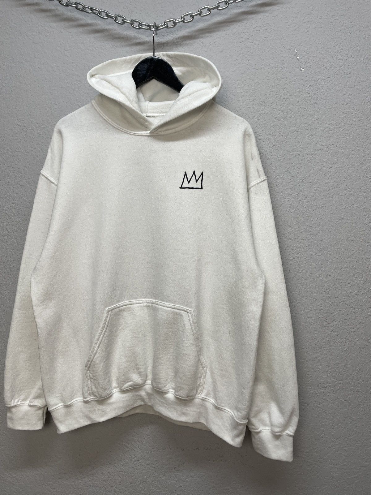 Jean-Michel Basquiat Jean-Michel Basquiat Pullover Hoodie White Sweatshirt Size US L / EU 52-54 / 3 - 8 Thumbnail