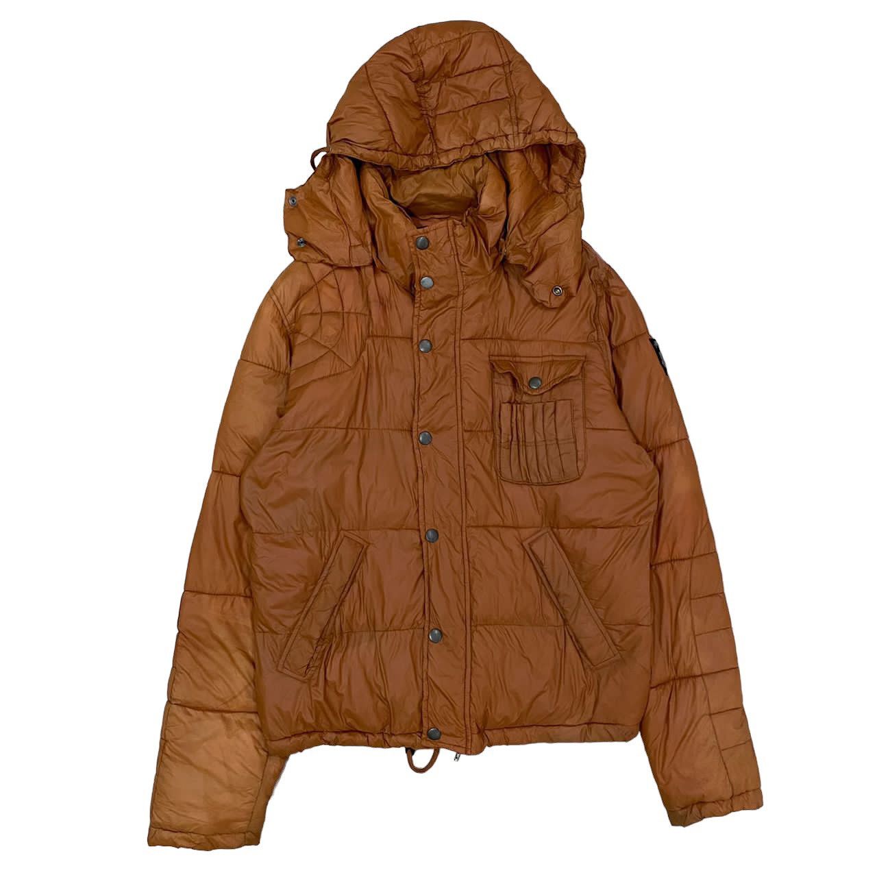 Diesel × Diesel Black Gold Vintage Diesel Hoodie Down Jacket Size XL / US 12-14 / IT 48-50 - 1 Thumbnail