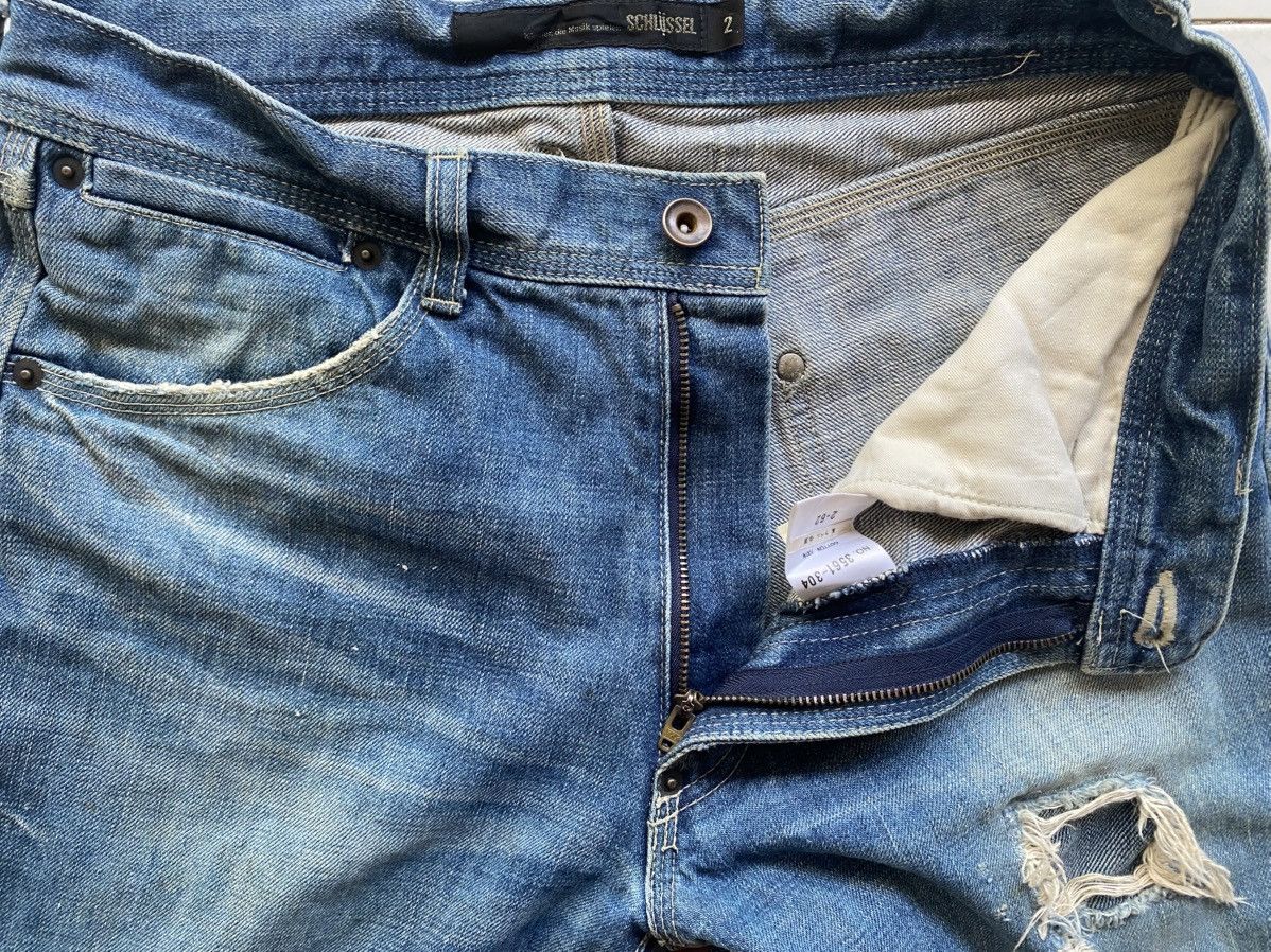 Schlussel Vintage Paint Splater Distressed Jeans Size US 30 / EU 46 - 11 Thumbnail
