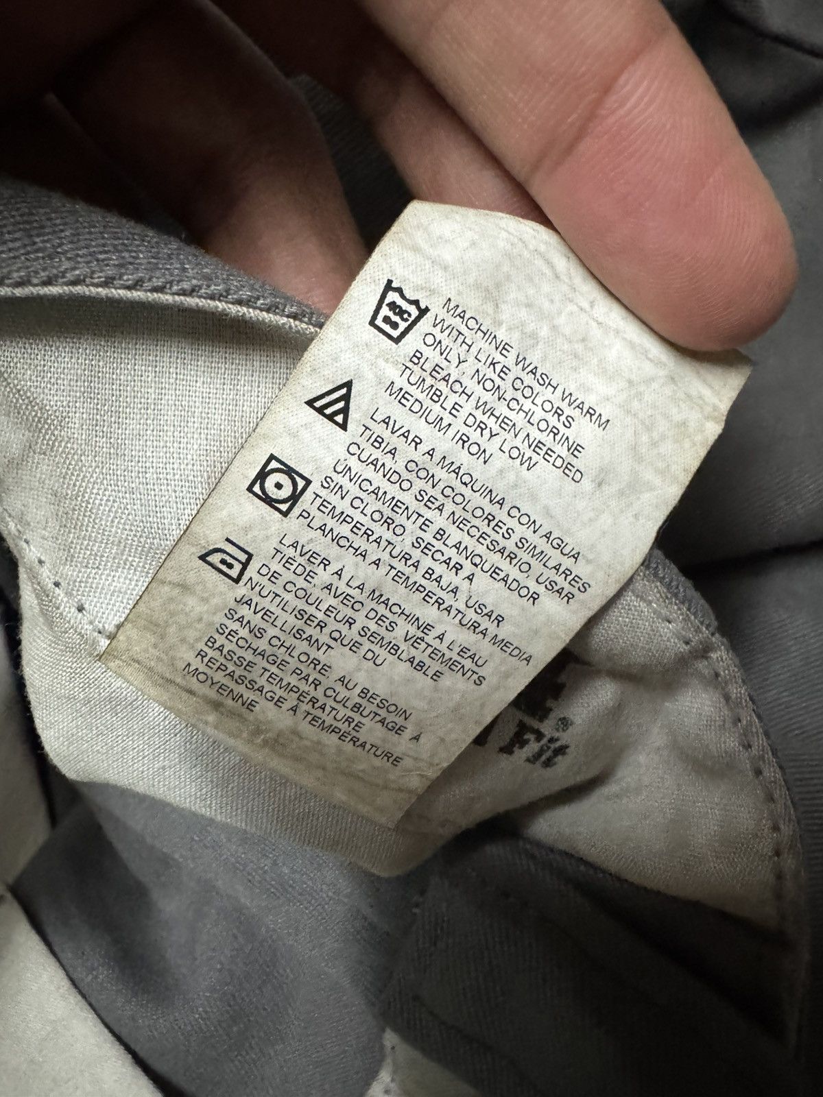 Dickies NICE THRASHED 874 ORIGINAL FIT DICKIES Y2K GREY PANTS Size US 30 / EU 46 - 10 Thumbnail