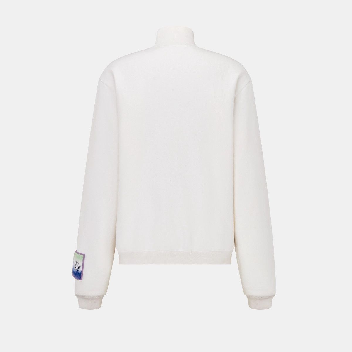 Dior o1bcso1str1224 Relaxed-Fit Long-Sleeved T-Shirt in White Size US M / EU 48-50 / 2 - 2 Thumbnail