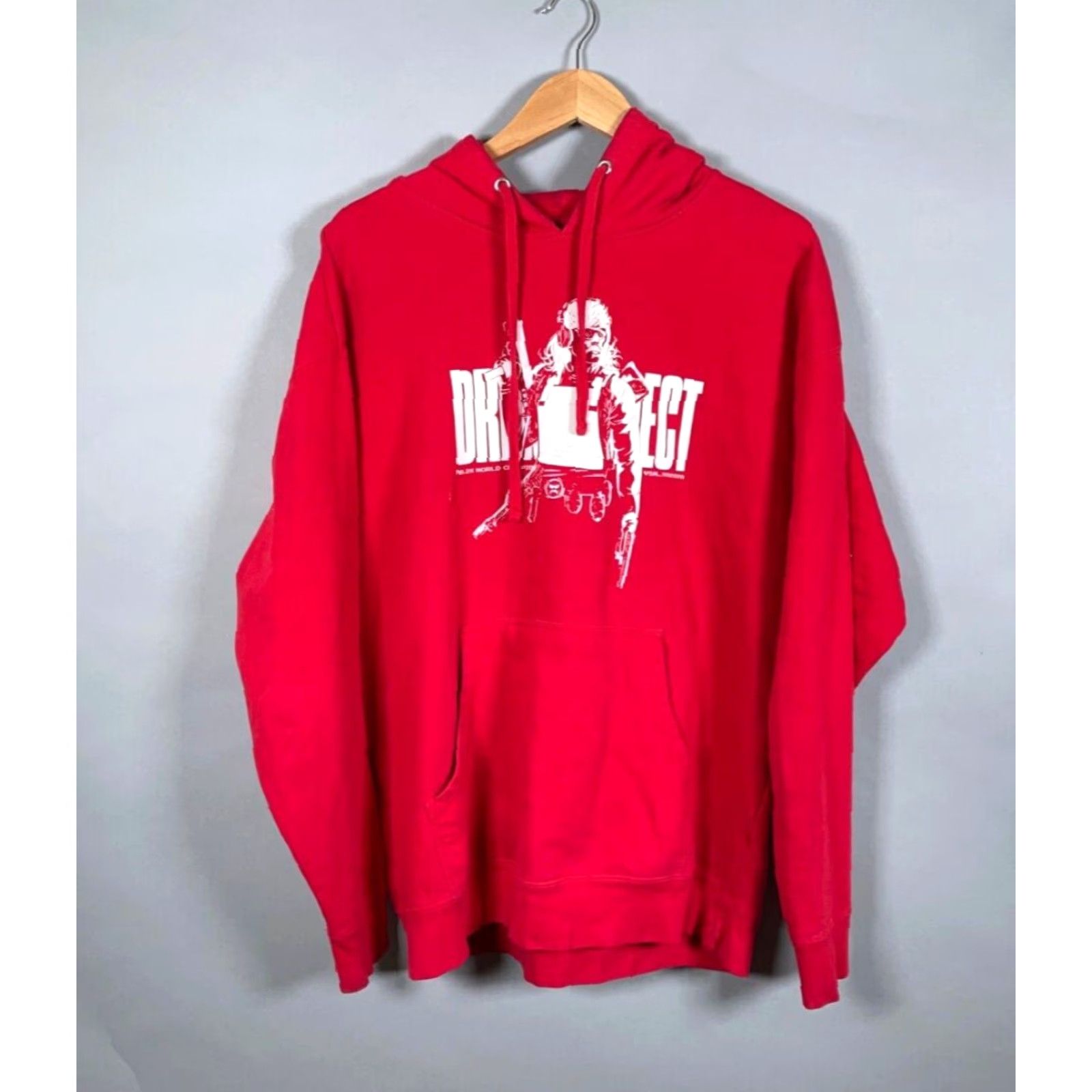 Vintage Meta Dr. Disrespect Drawstring Hoodie Adult XL Red Gamer Sweatshirt USA Made Size US XL / EU 56 / 4 - 2 Thumbnail
