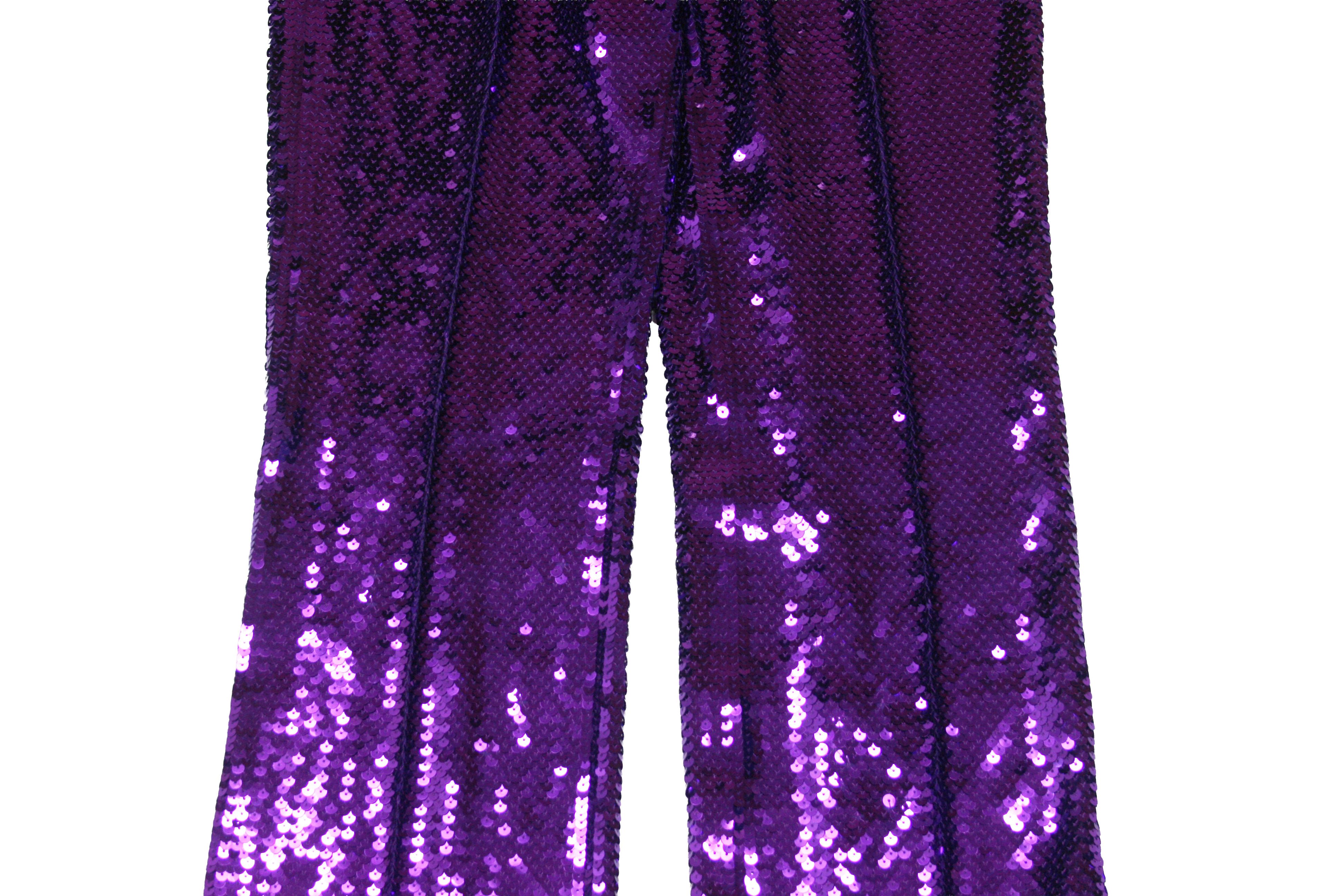 H&M × Paco Rabanne F/W23 Sequin Disc Payets Flared Pants Size 30" / US 8 / IT 44 - 5 Thumbnail