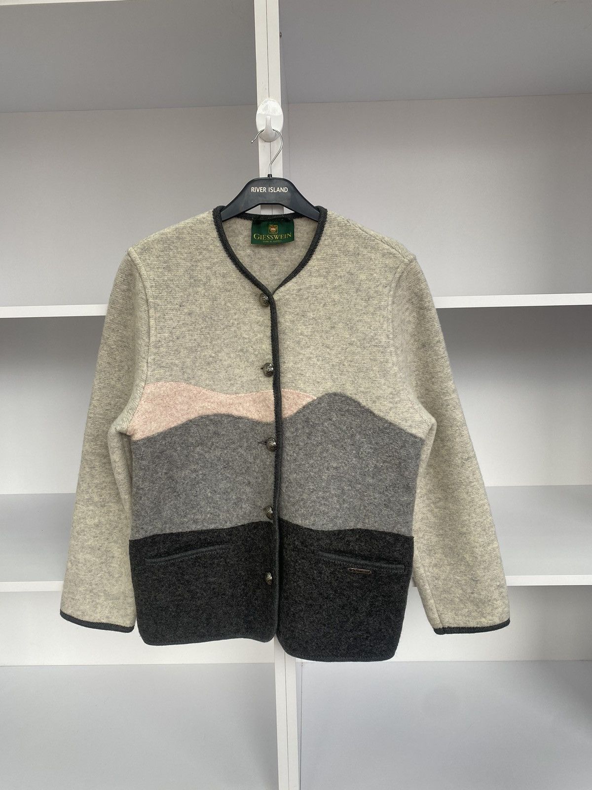 Designer × GIESSWEIN × Vintage Vintage GIESSWEIN WOOL SWEATER Womens Austria Cardigan Size XS / US 0-2 / IT 36-38 - 2 Thumbnail