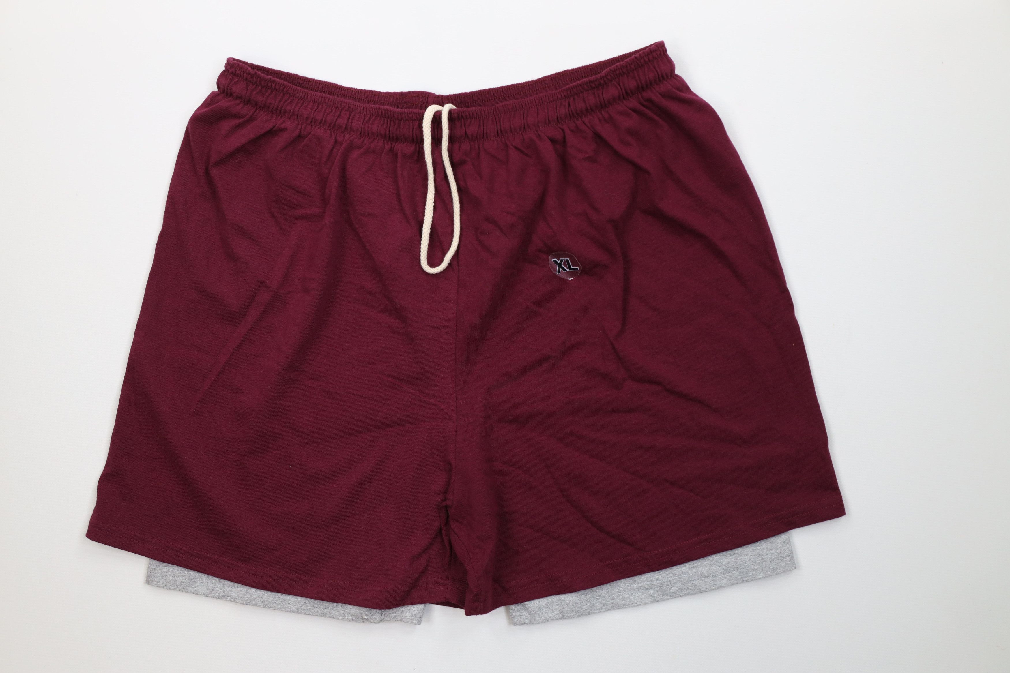Vintage Deadstock Vintage 90s Streetwear Above Knee Layered Shorts Size US 36 / EU 52 - 1 Thumbnail