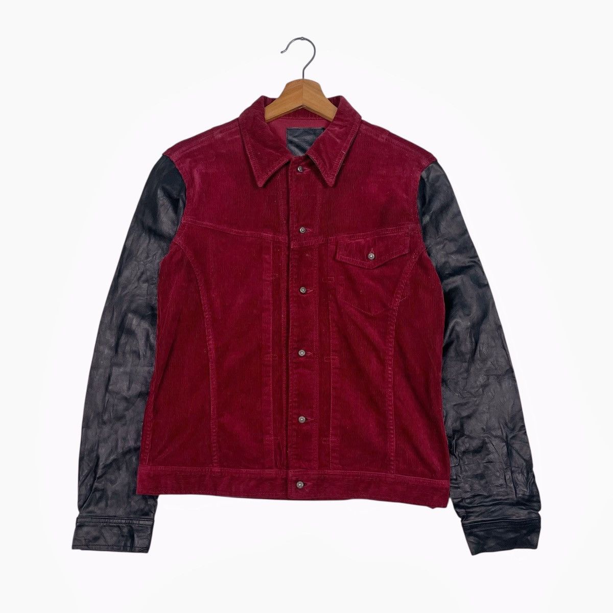 Isamu Katayama Backlash Isamu Katayama Backlash Corduroy Leather Jacket Size US S / EU 44-46 / 1 - 1 Thumbnail