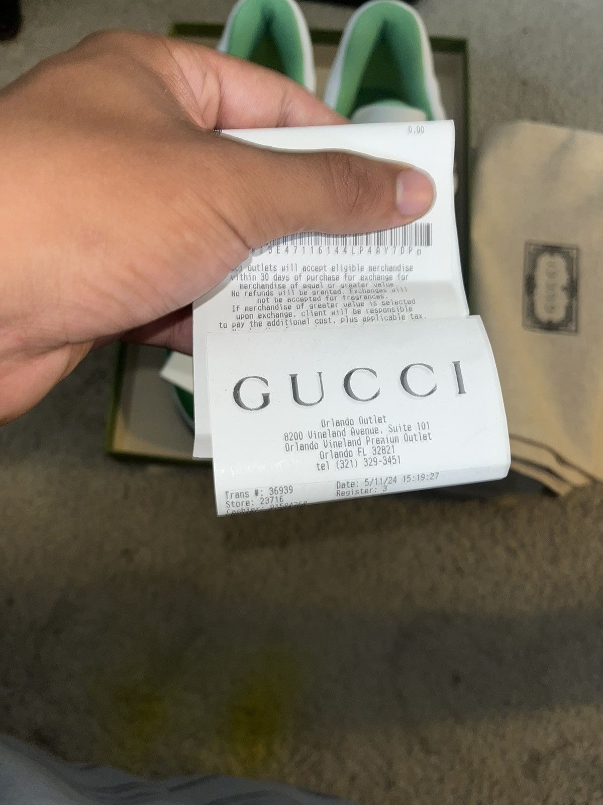 Gucci Gucci Basket ‘Green Demetra’ Size US 10.5 / EU 43-44 - 12 Thumbnail