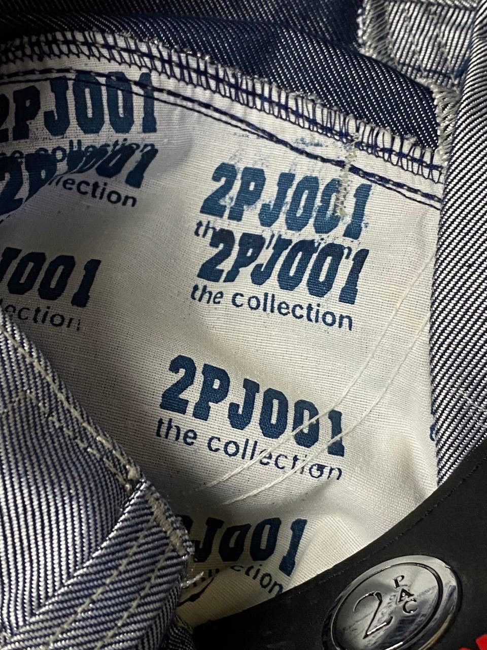 Japanese Brand × Vintage Vintage 2PAC Pants Jeans Silver Baggy Denim Y2k Size US 26 / EU 42 - 9 Thumbnail