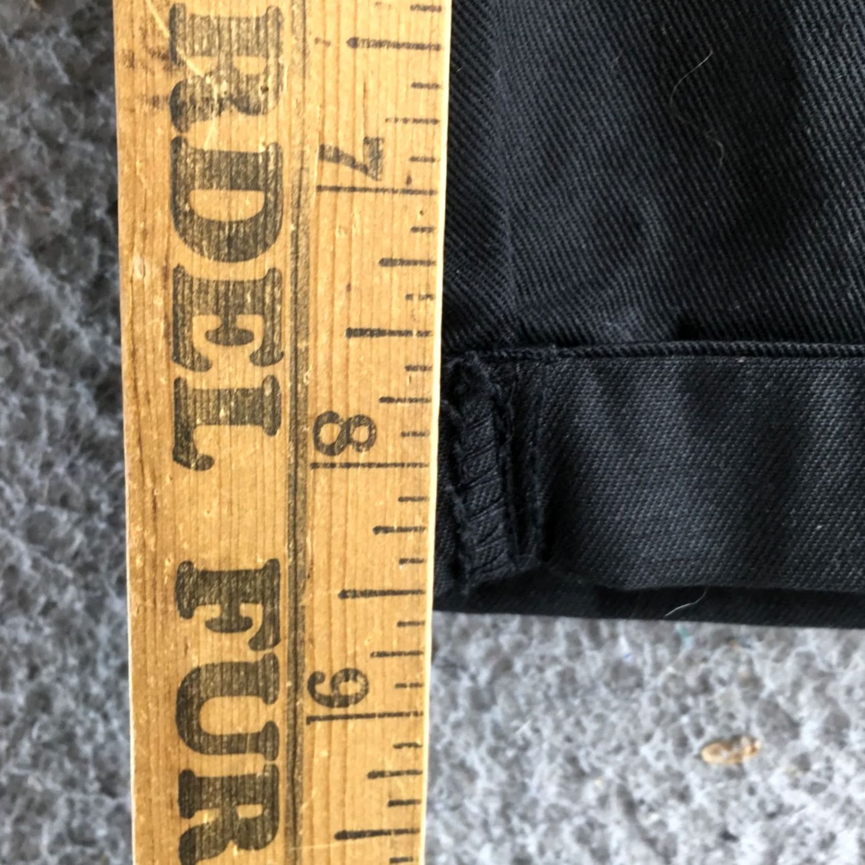 Vintage Le Breve Womens S Black Chino Casual Rolled Hem Regular Fit Shorts Size 28" / US 6 / IT 42 - 7 Thumbnail