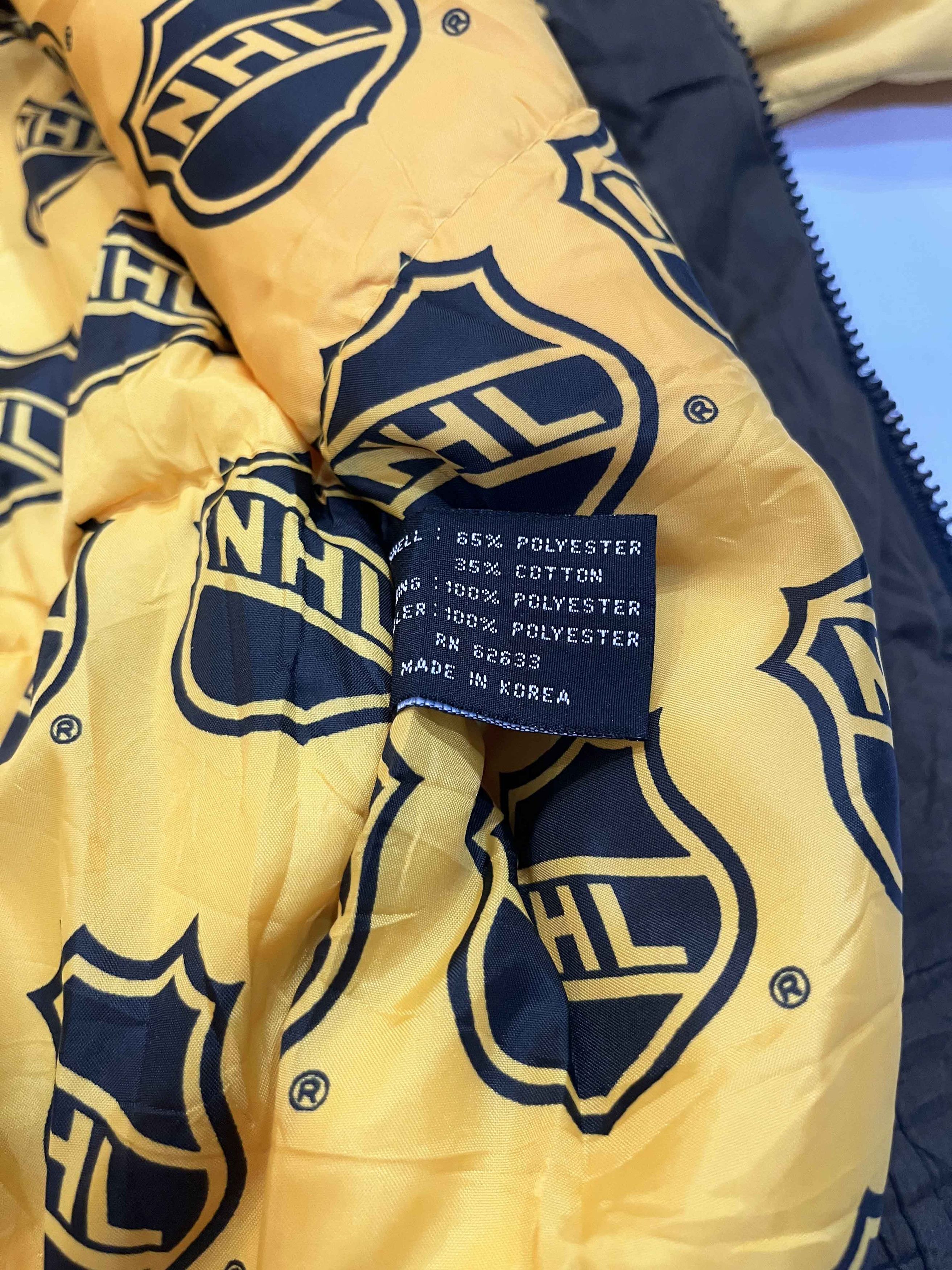 NHL × Pro Player × Vintage Vintage Pro Player NHL Boston Bruins Hockey Full Zip Puffer Size US XL / EU 56 / 4 - 7 Thumbnail