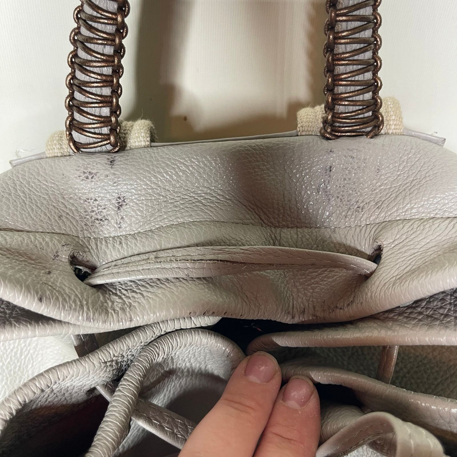 Other Callista BACKPACK IN GREY GRAINED LEATHER Size ONE SIZE - 5 Thumbnail