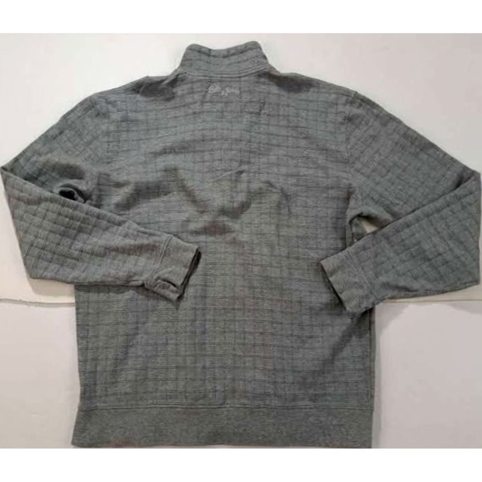 Vintage Vintage Bobby Jones Golf!4 Zip Squares Knit Pima Cotton Sweater M Gray Size US M / EU 48-50 / 2 - 7 Thumbnail