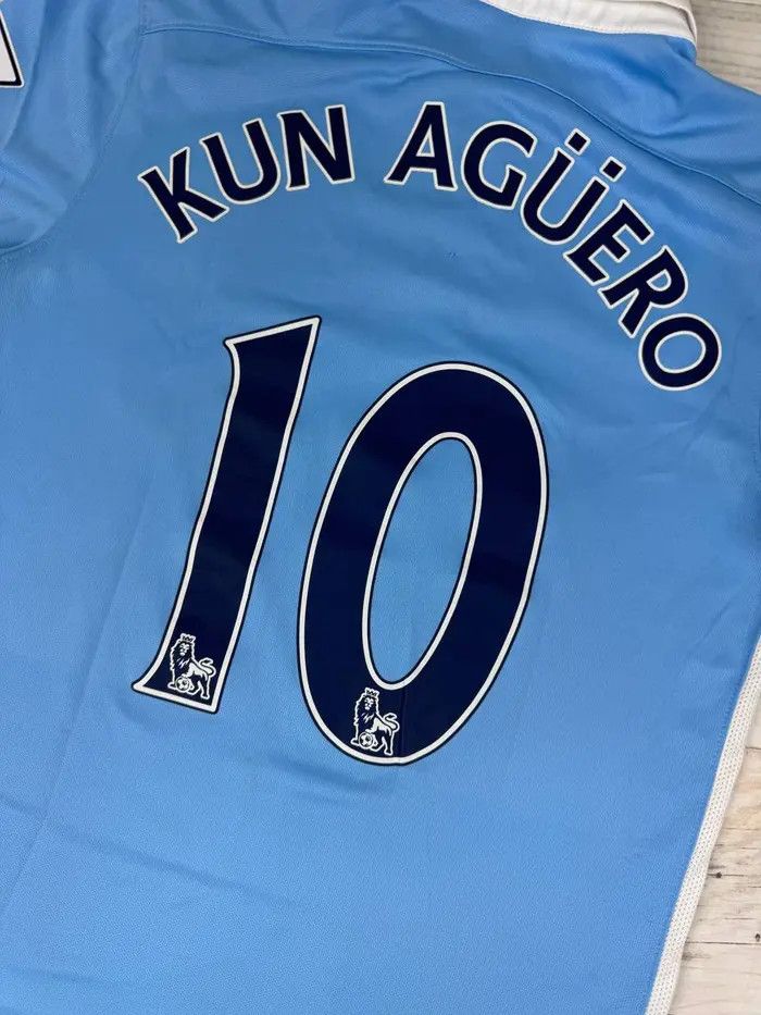 Nike Nike Manchester City 2015 2016 Kun Aguero #10 Home Jersey Size US S / EU 44-46 / 1 - 25 Thumbnail