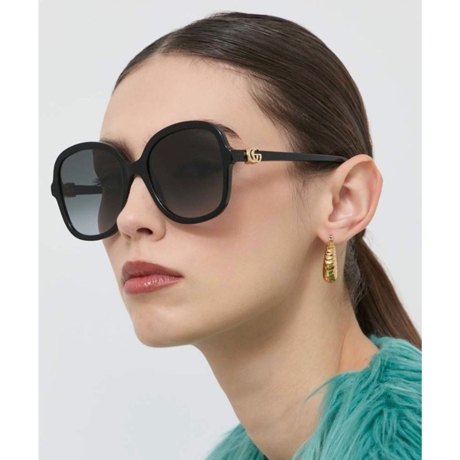 Gucci NWT GUCCI GG1178S-001 Black(GG1178S-001-56)