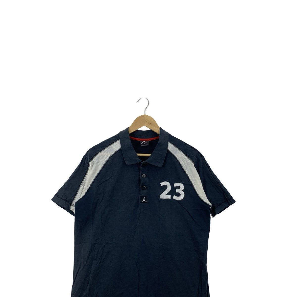 Nike Vintage Nike Air Jordan Polo Shirt Number 23 Embroidered Size US M / EU 48-50 / 2 - 2 Thumbnail