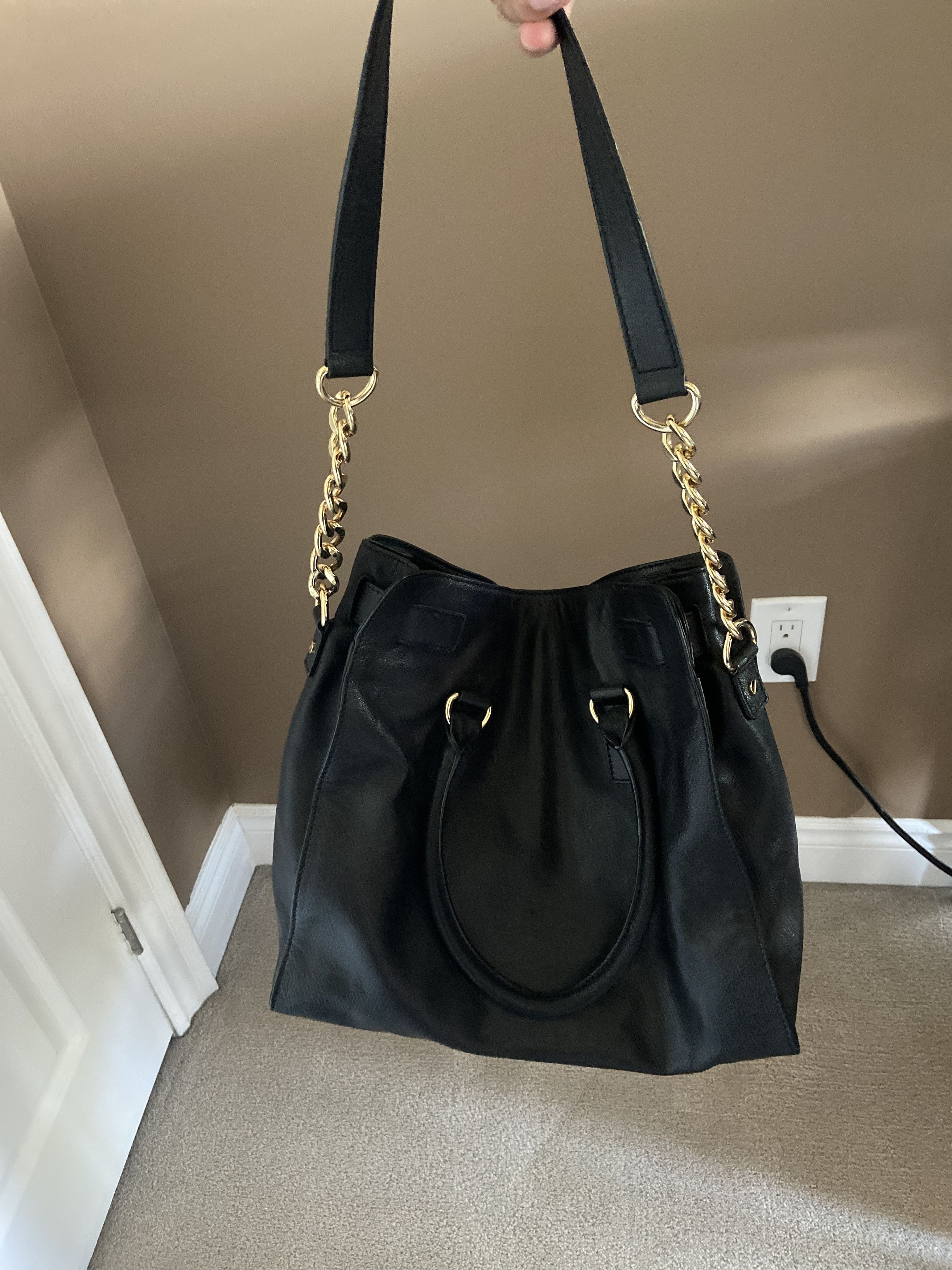 Michael Kors Black Michael Kors Hamilton Purse Size ONE SIZE - 3 Thumbnail